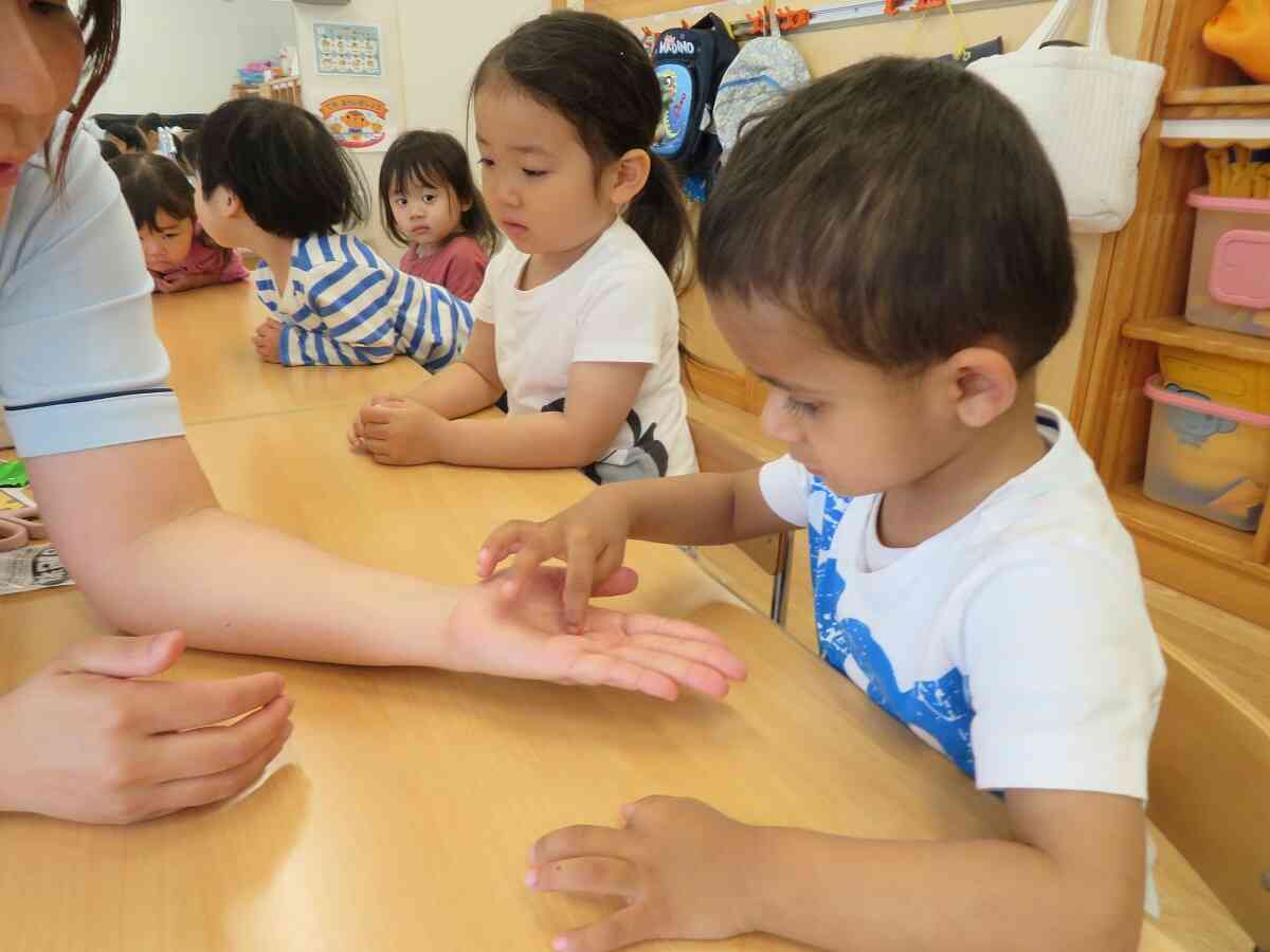 小さい種に触れてみたよ♪