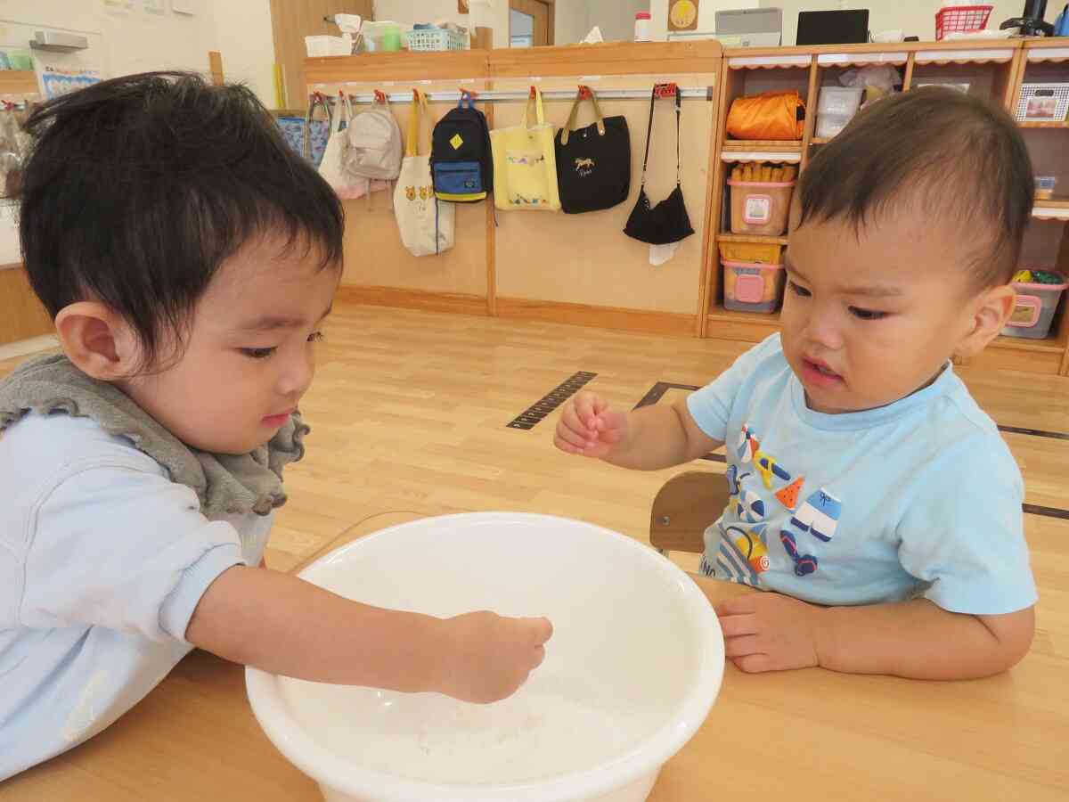 片栗粉粘土をしたよ♡
