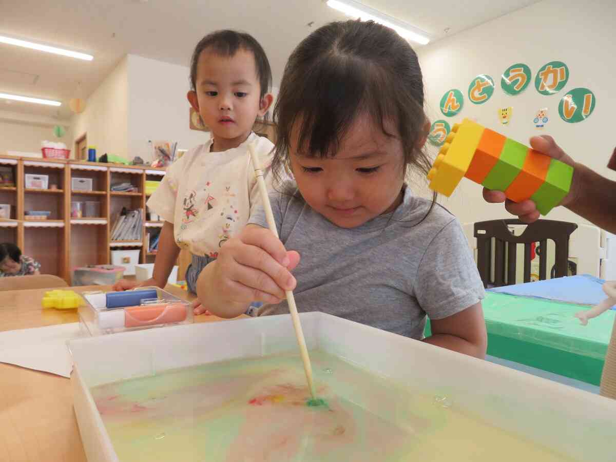 １０月の制作(運動会の旗作り)