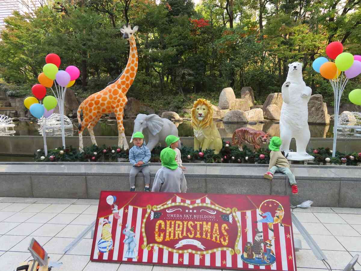 見てみて～かわいい～風船もあるよ♡とかわいい会話がたくさん聞こえてきました