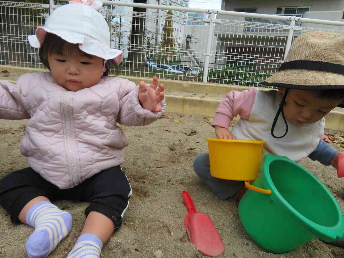 お砂あそび楽しいね～
