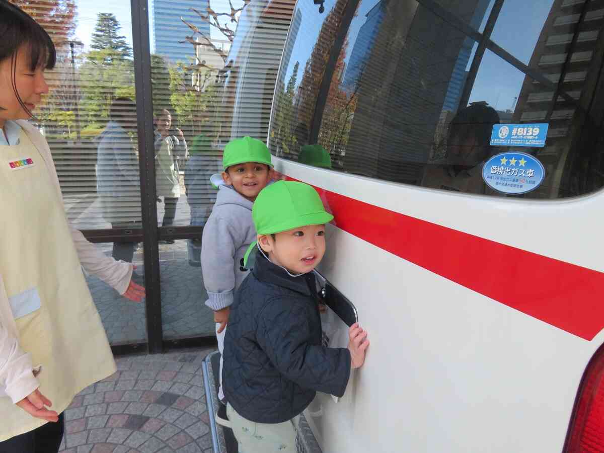 救急車も見てきたよ♪