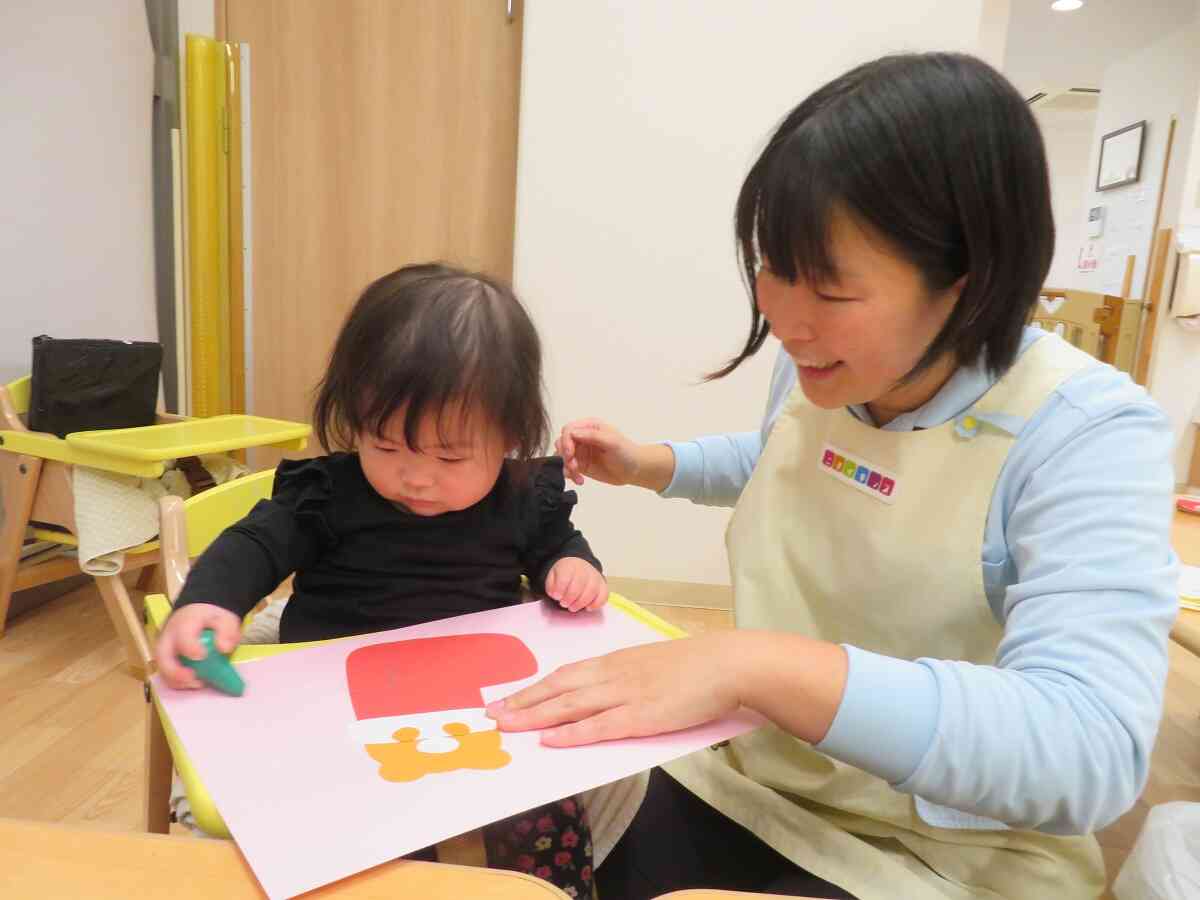 １２月の制作（０・１歳児）