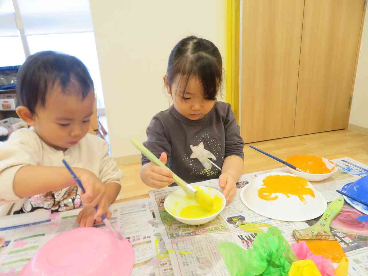 節分制作（１・２歳児）