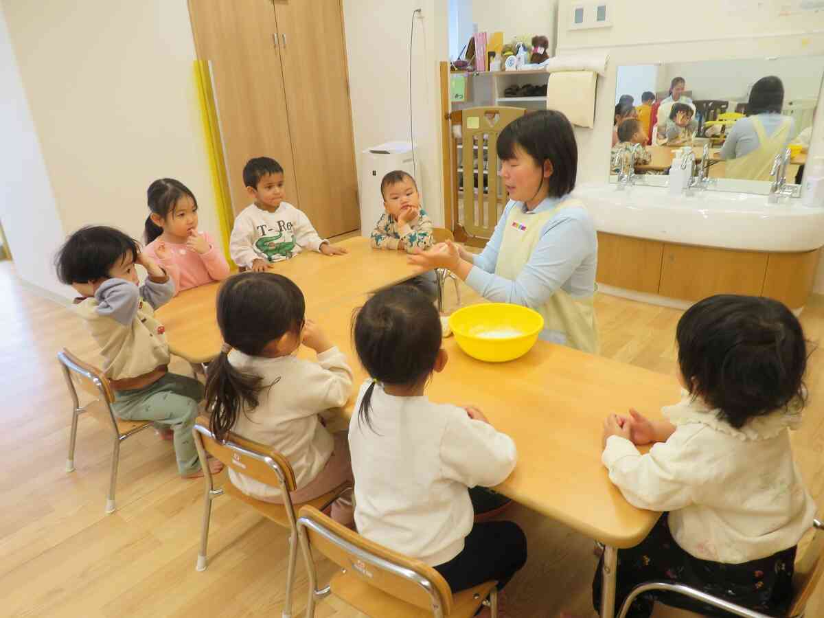 小麦粉粘土をしたよ