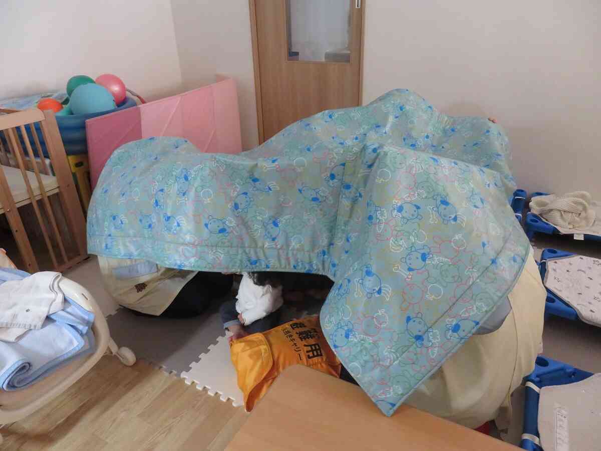 １月の避難訓練（地震想定）