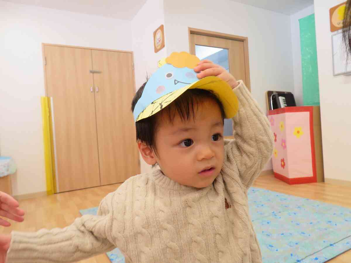 鬼サンバイザーかわいいね♡