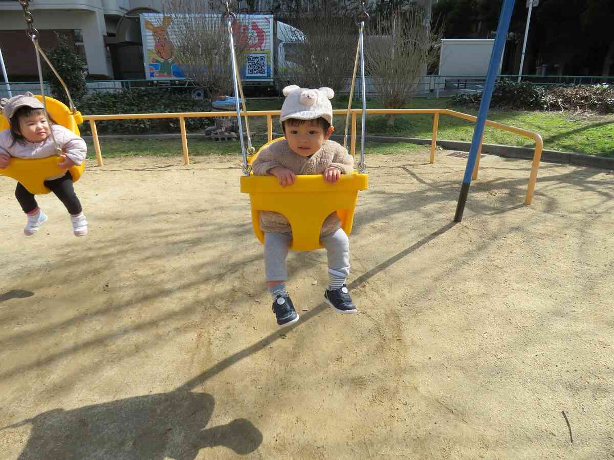 ブランコ大好き♡