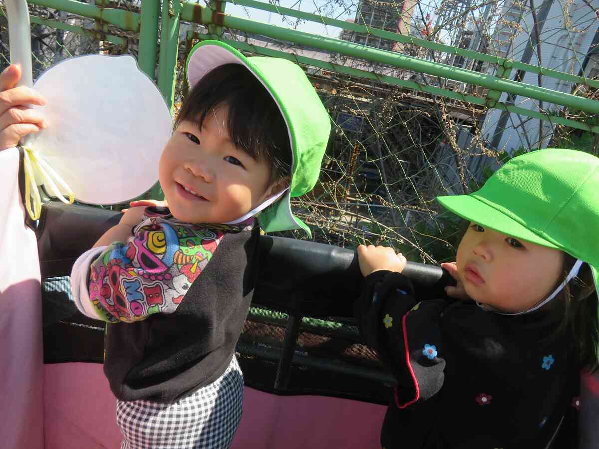 電車に大興奮！