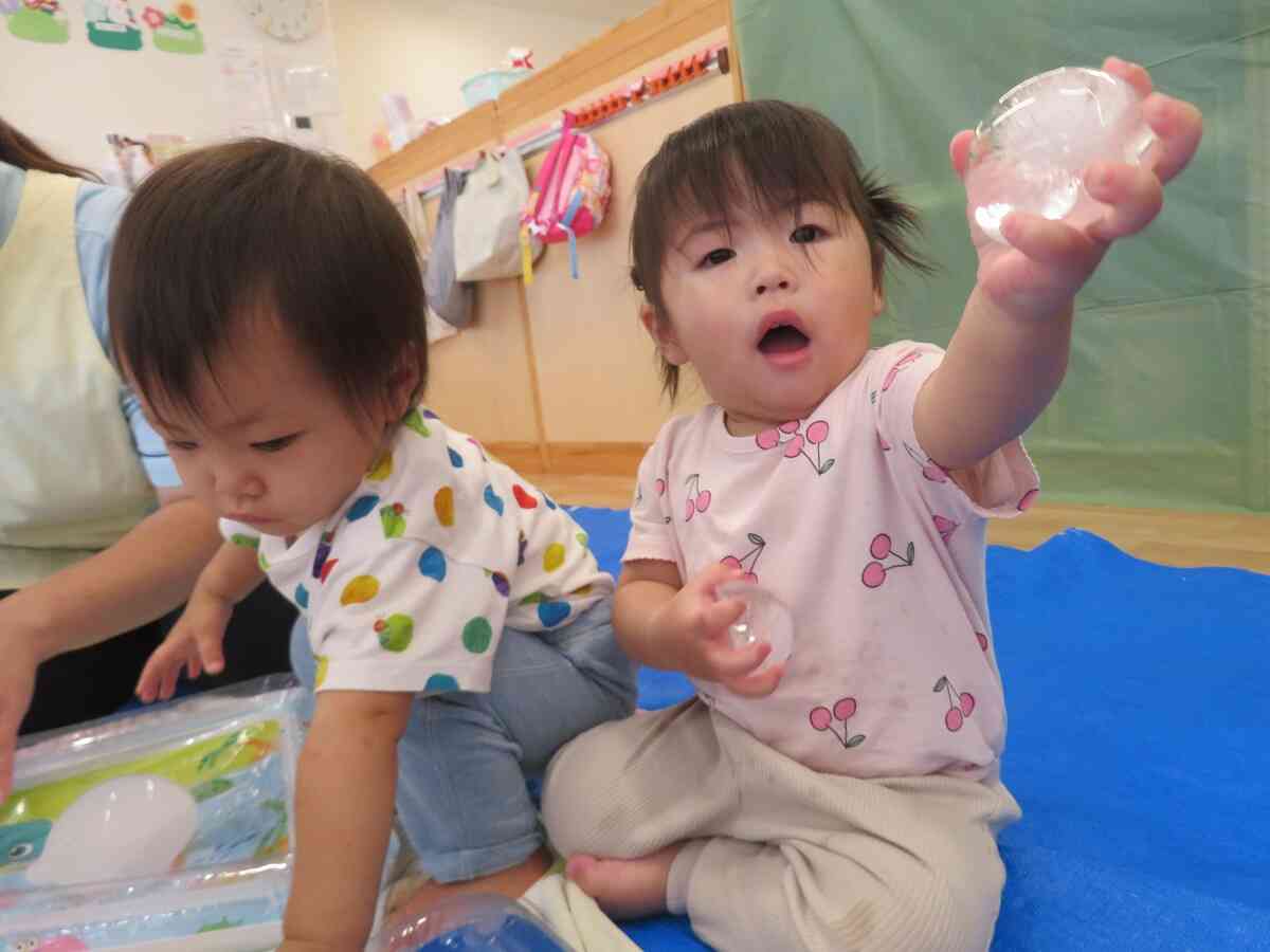 氷遊び☆