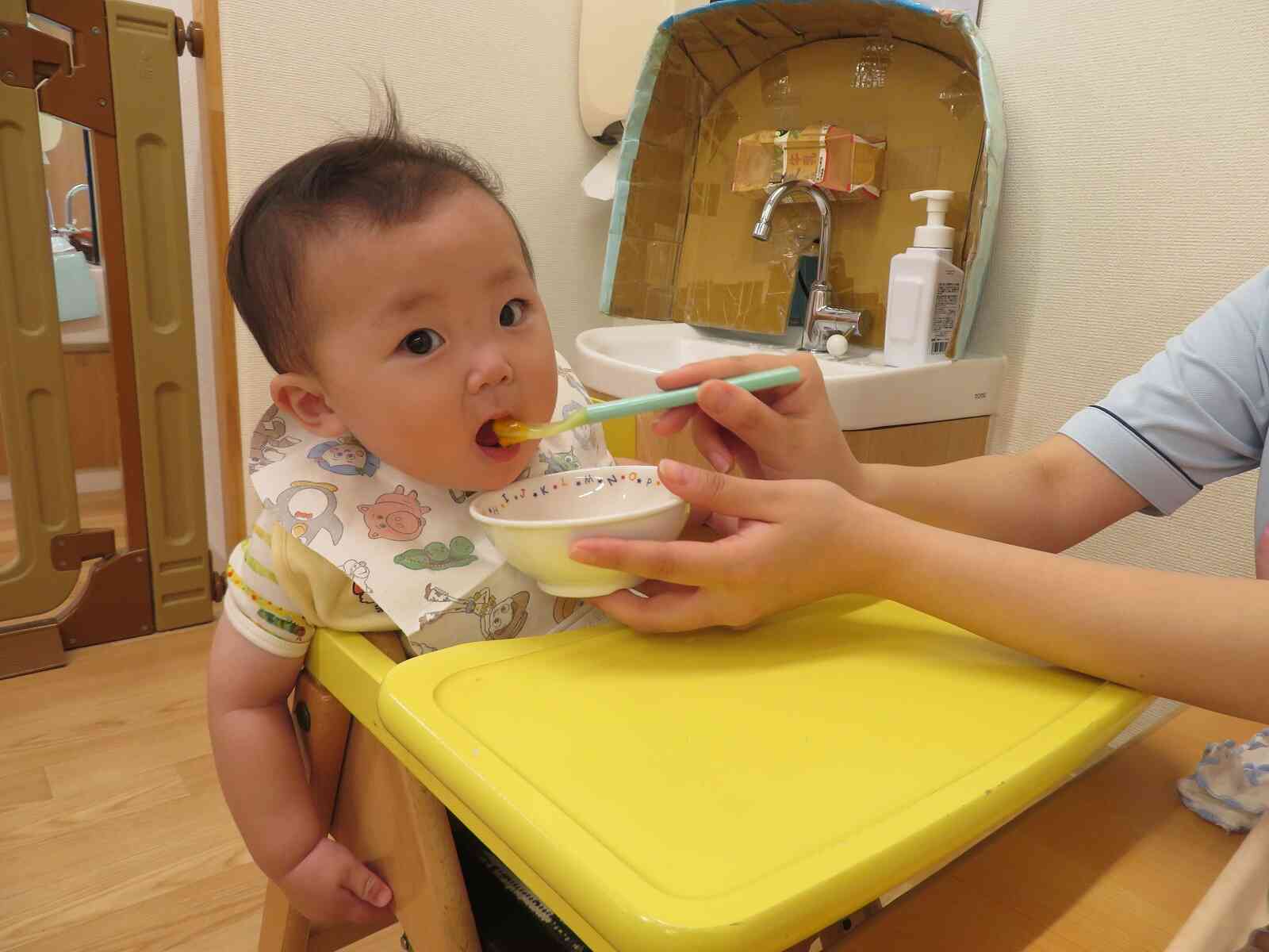 保育園での離乳食スタート☆