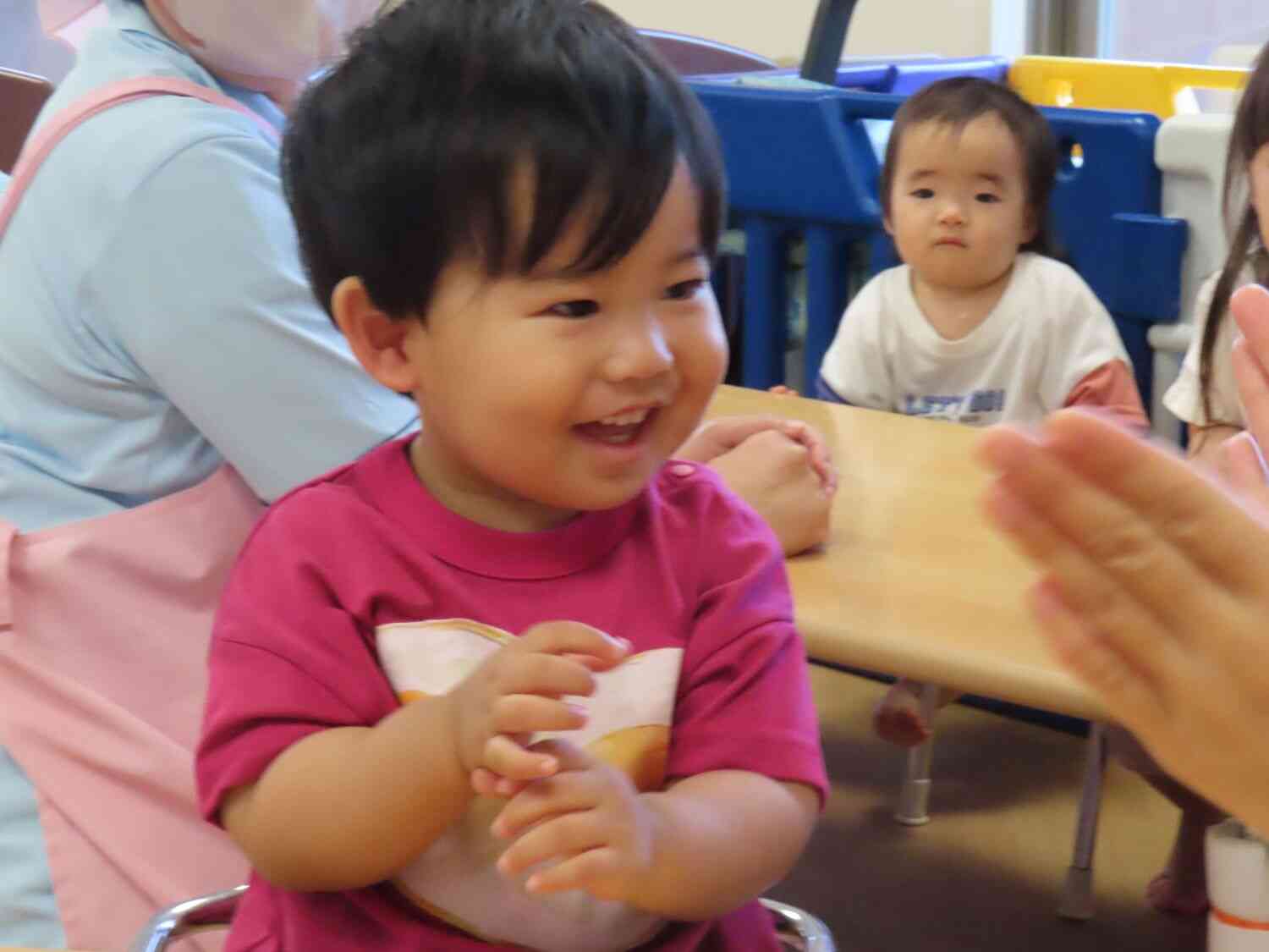 お返事「は～い！」