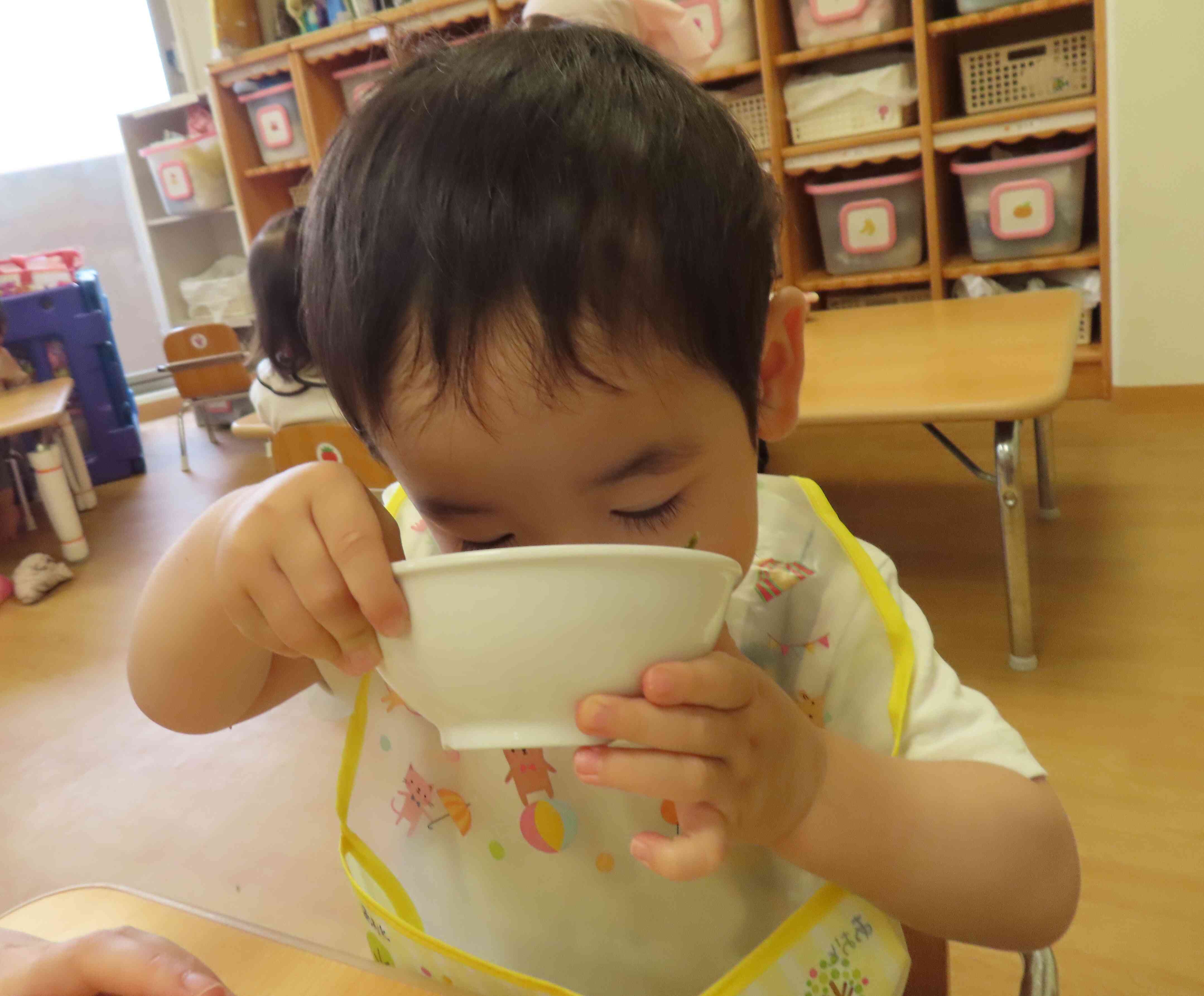 いい食べっぷりです♪