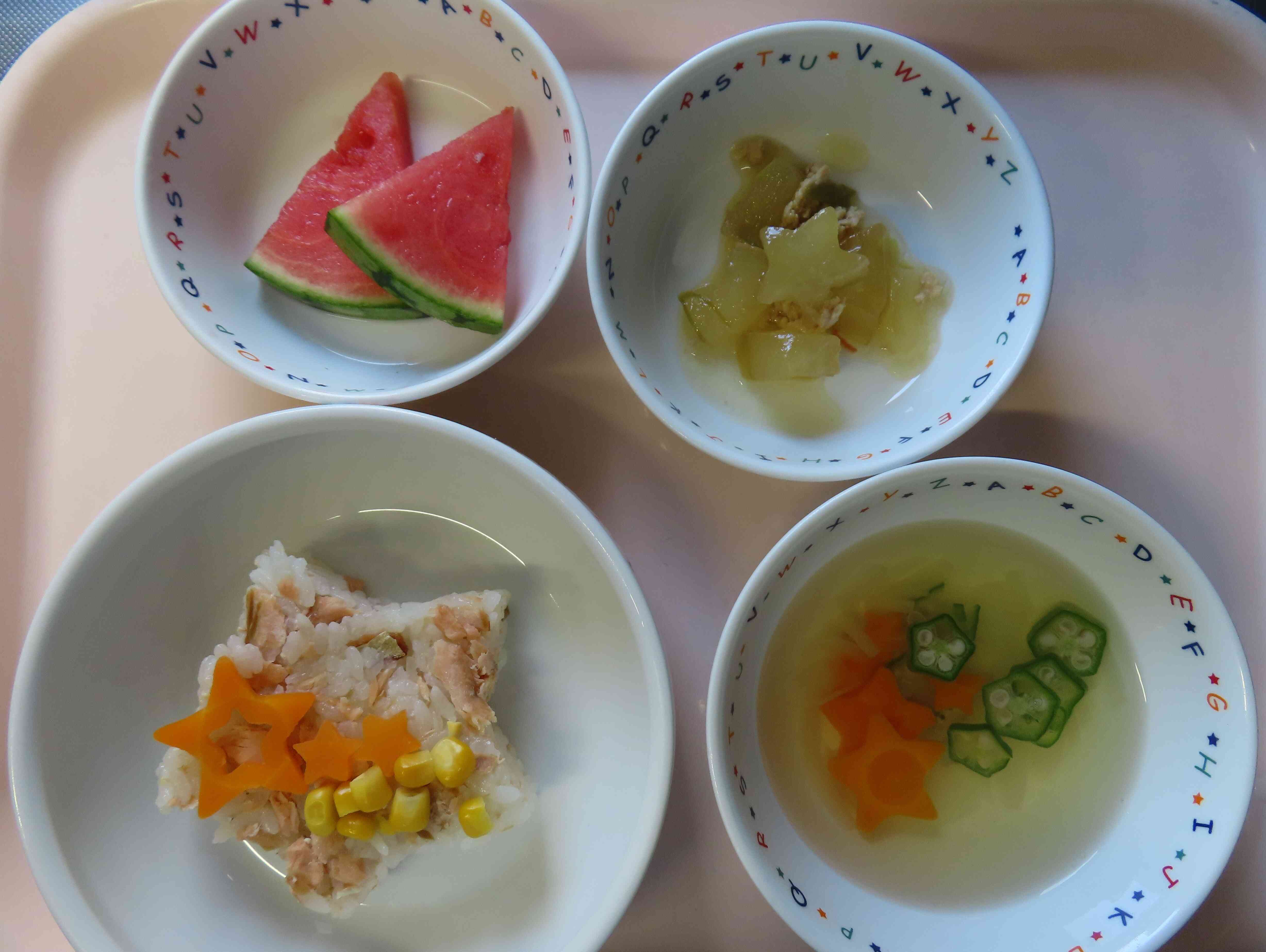7月7日(月)　七夕行事食
