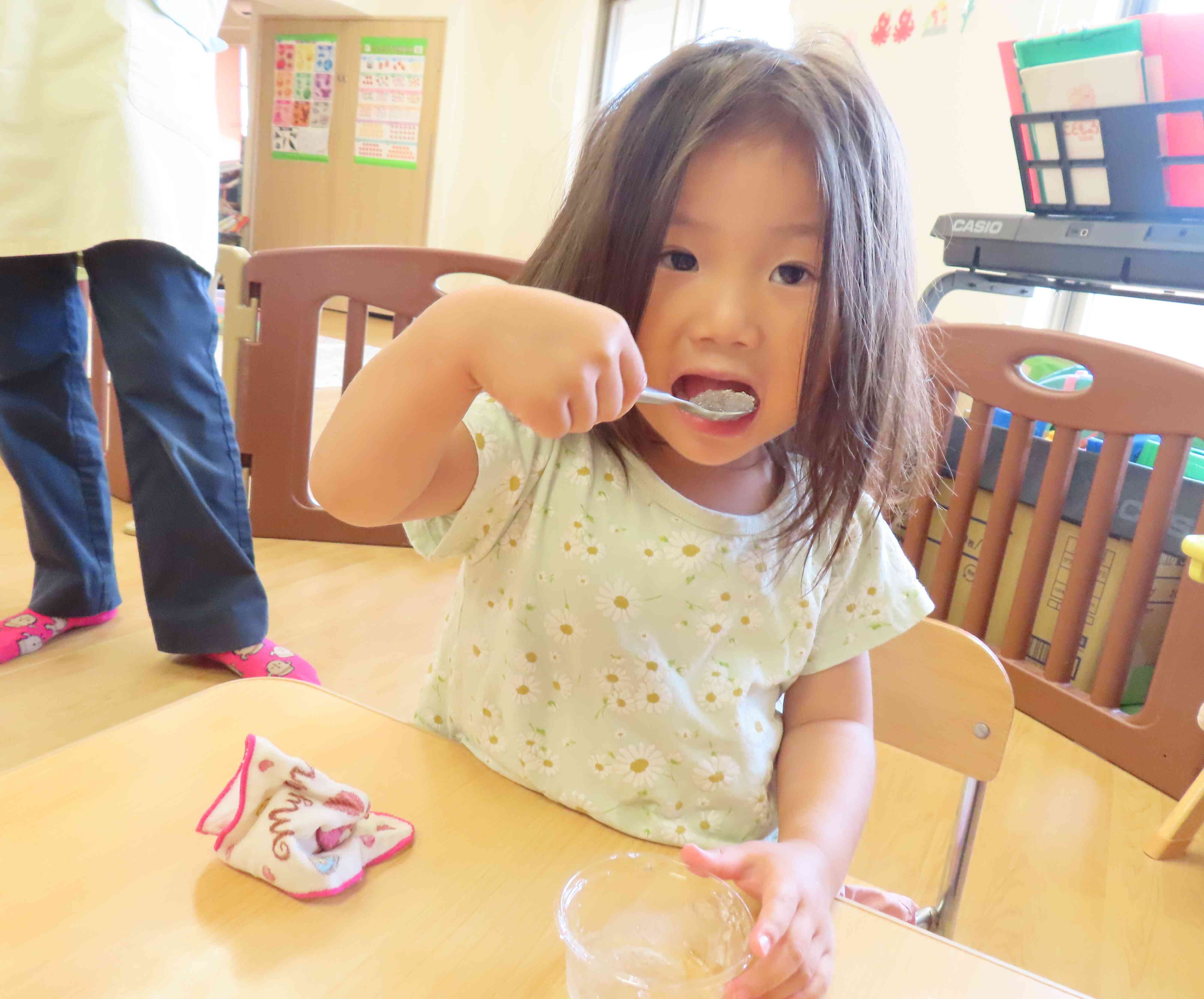 「おかわりある～？？」とたくさん食べてくれましたよ(^^)/