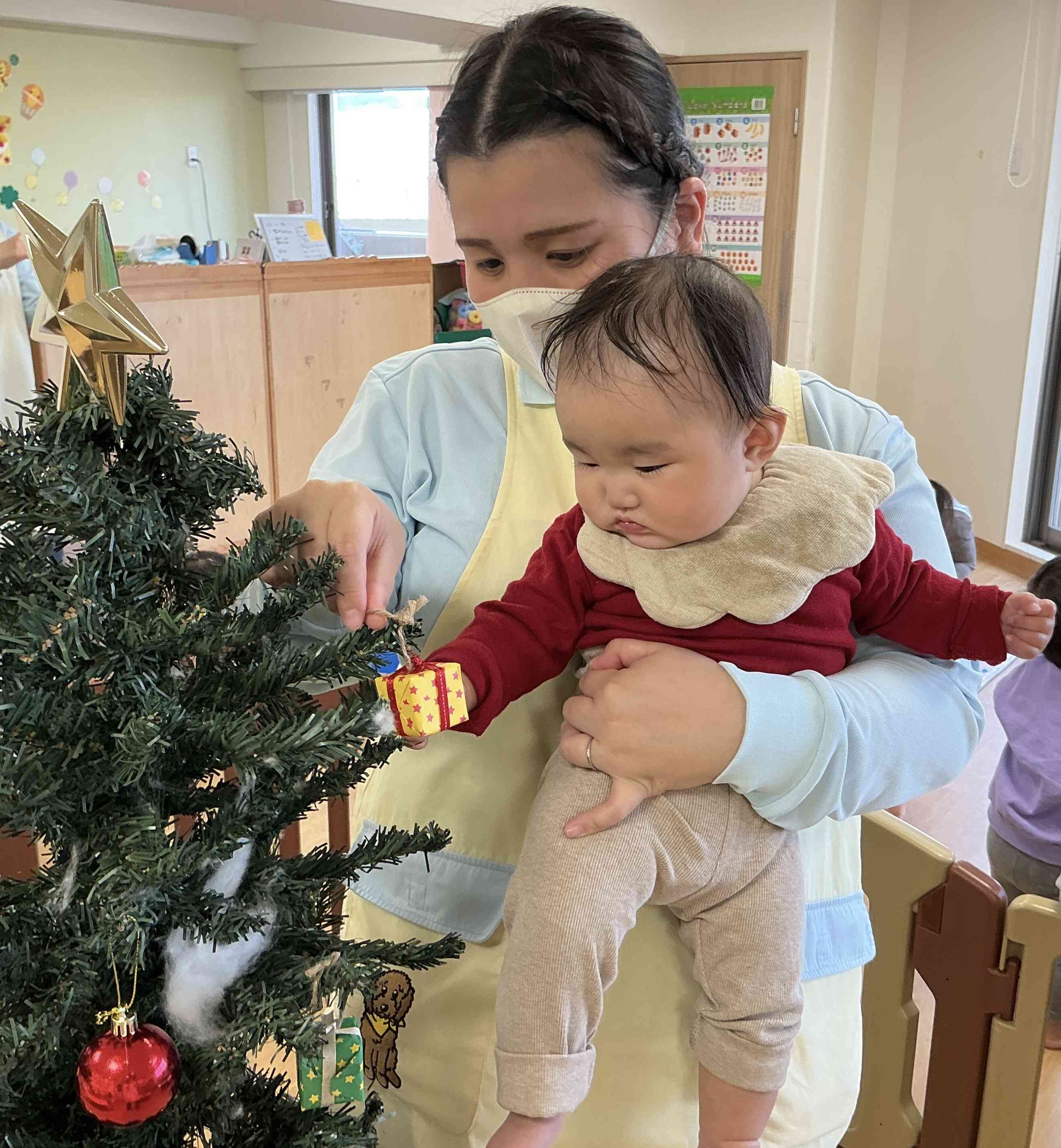 はじめてのクリスマスを迎えるお友だちも♡