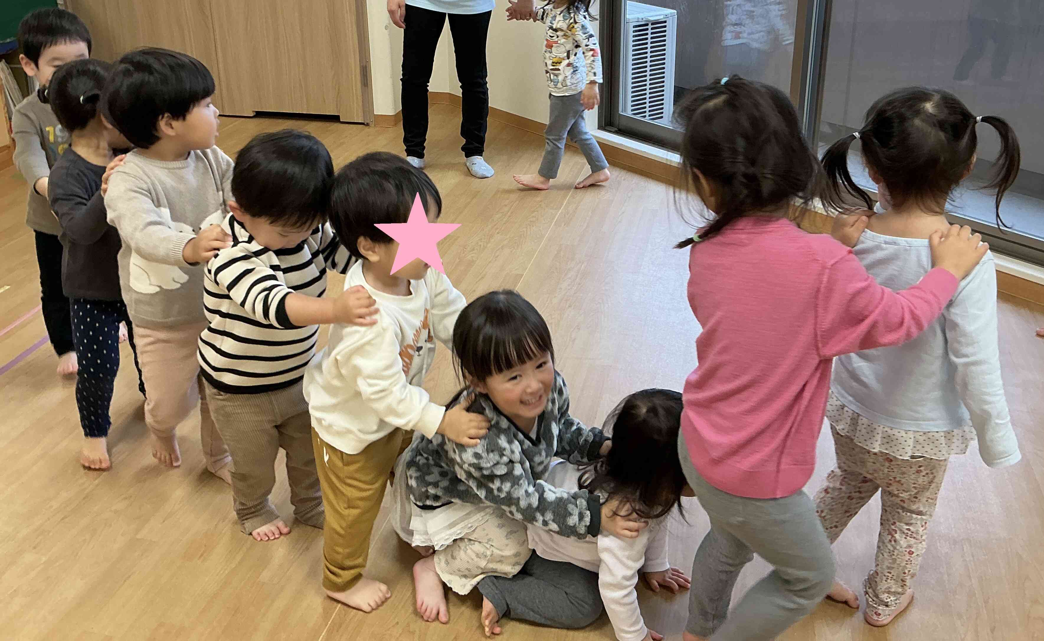 こんなに長い列車になりました(^^)/