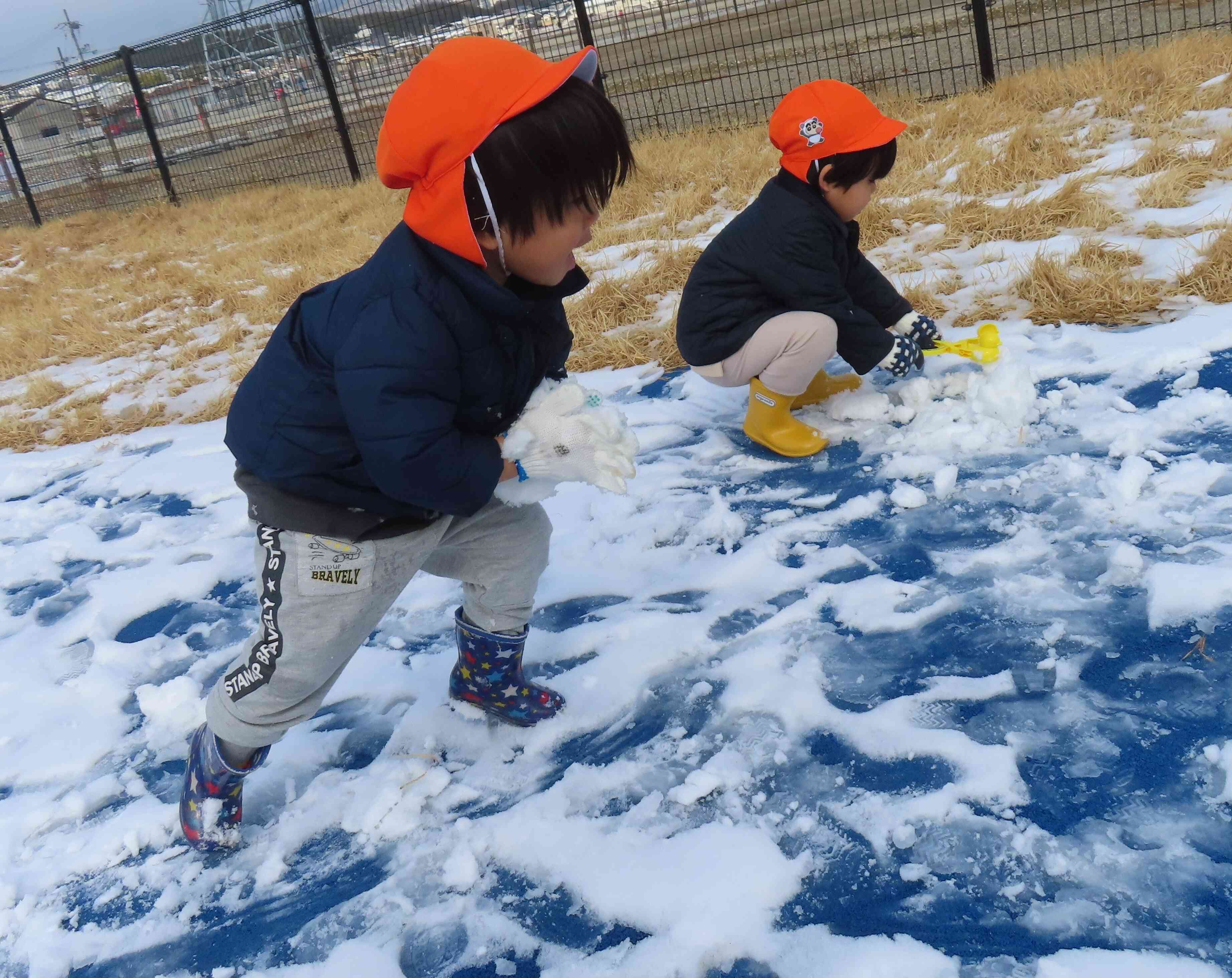 的をみつけて、ダッシュ～!!