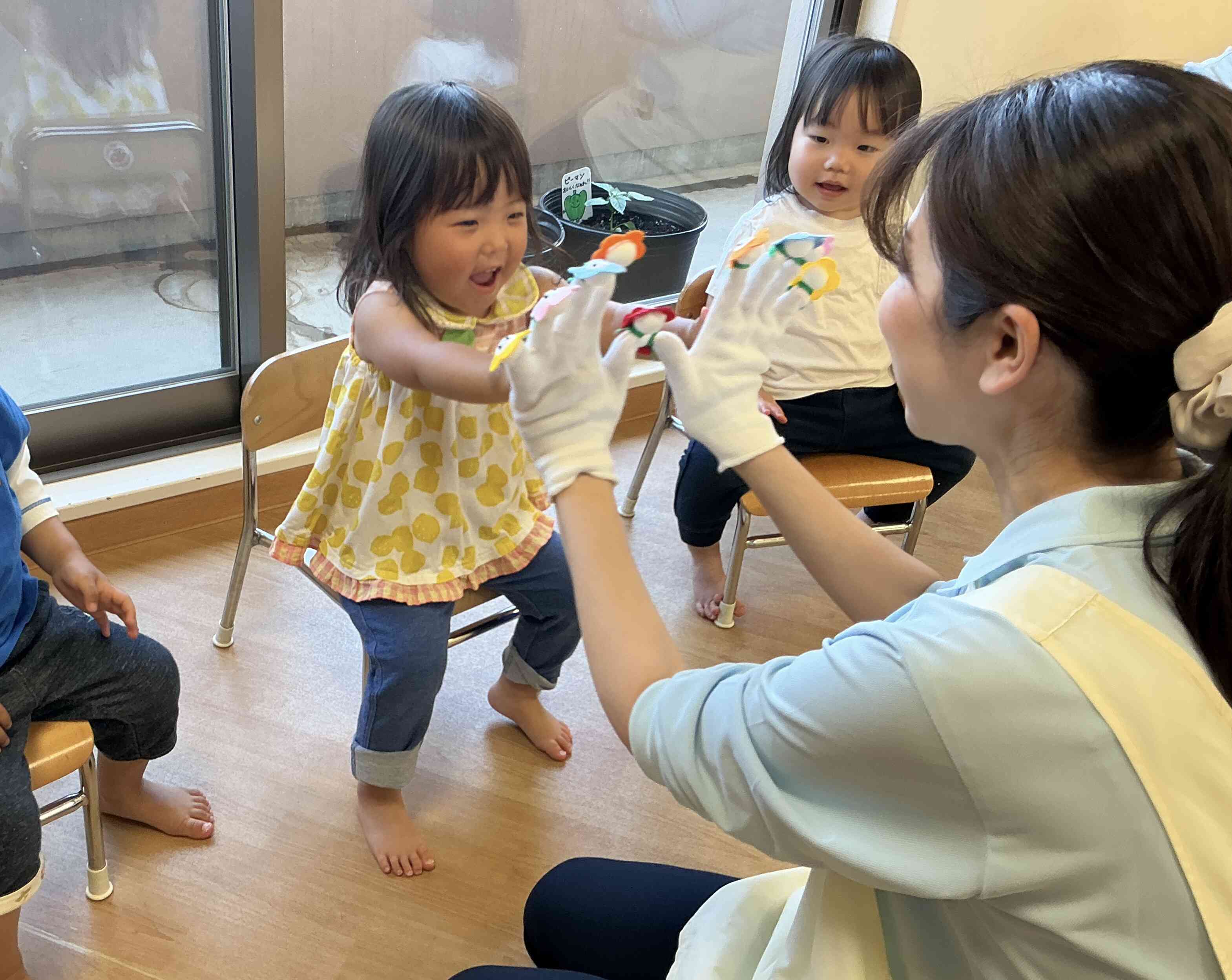 お花がわらった♪