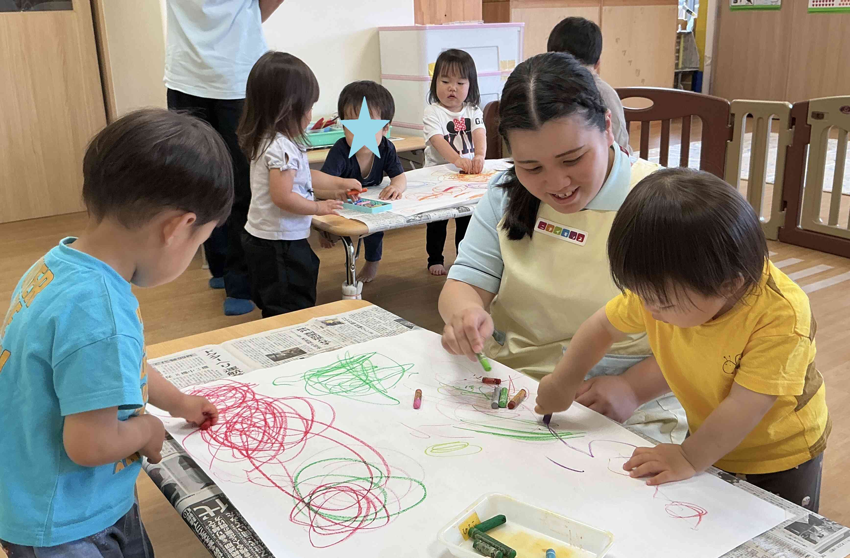 絵の具であそぼう！～はじき絵～