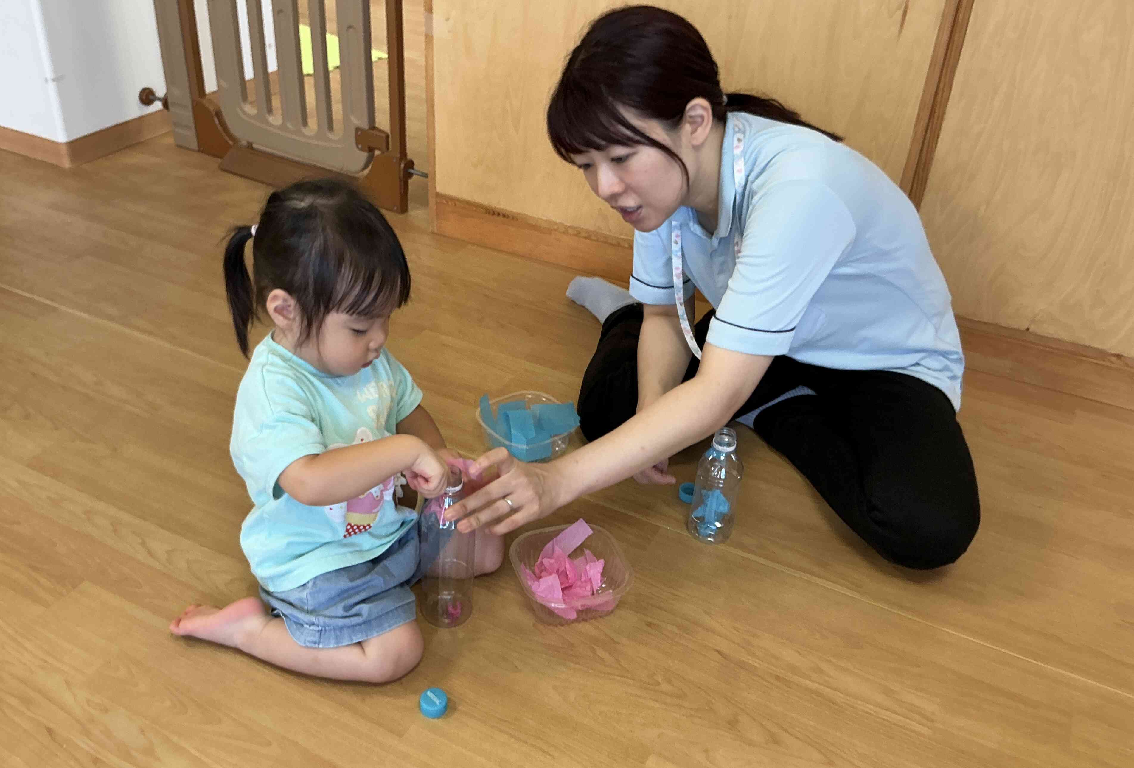 フラワーペーパーを使って