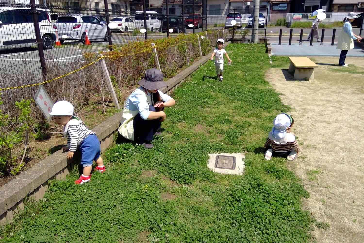 緑の上でのんびり♡