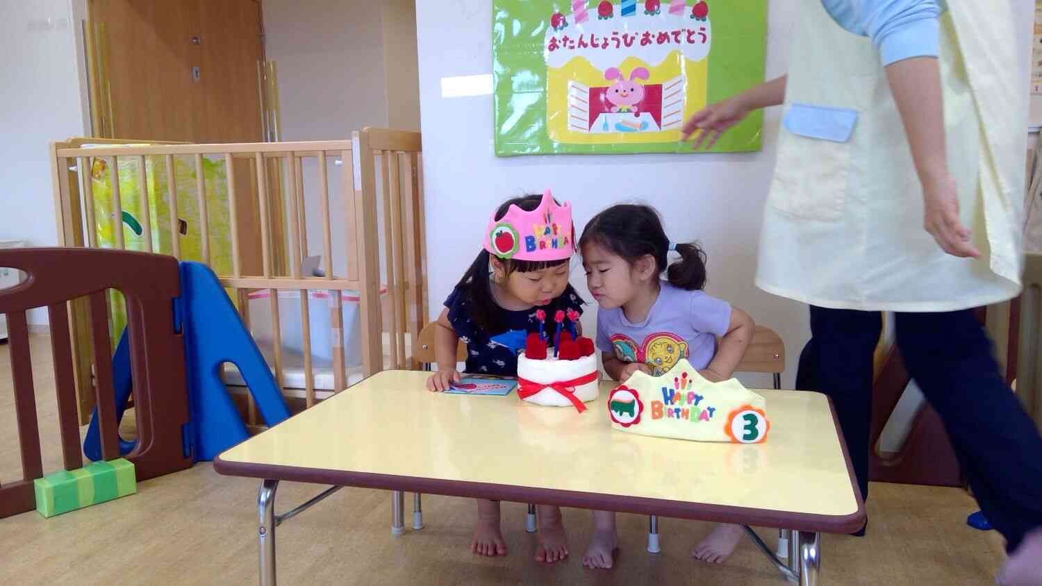 ローソク、ふ~っ!
