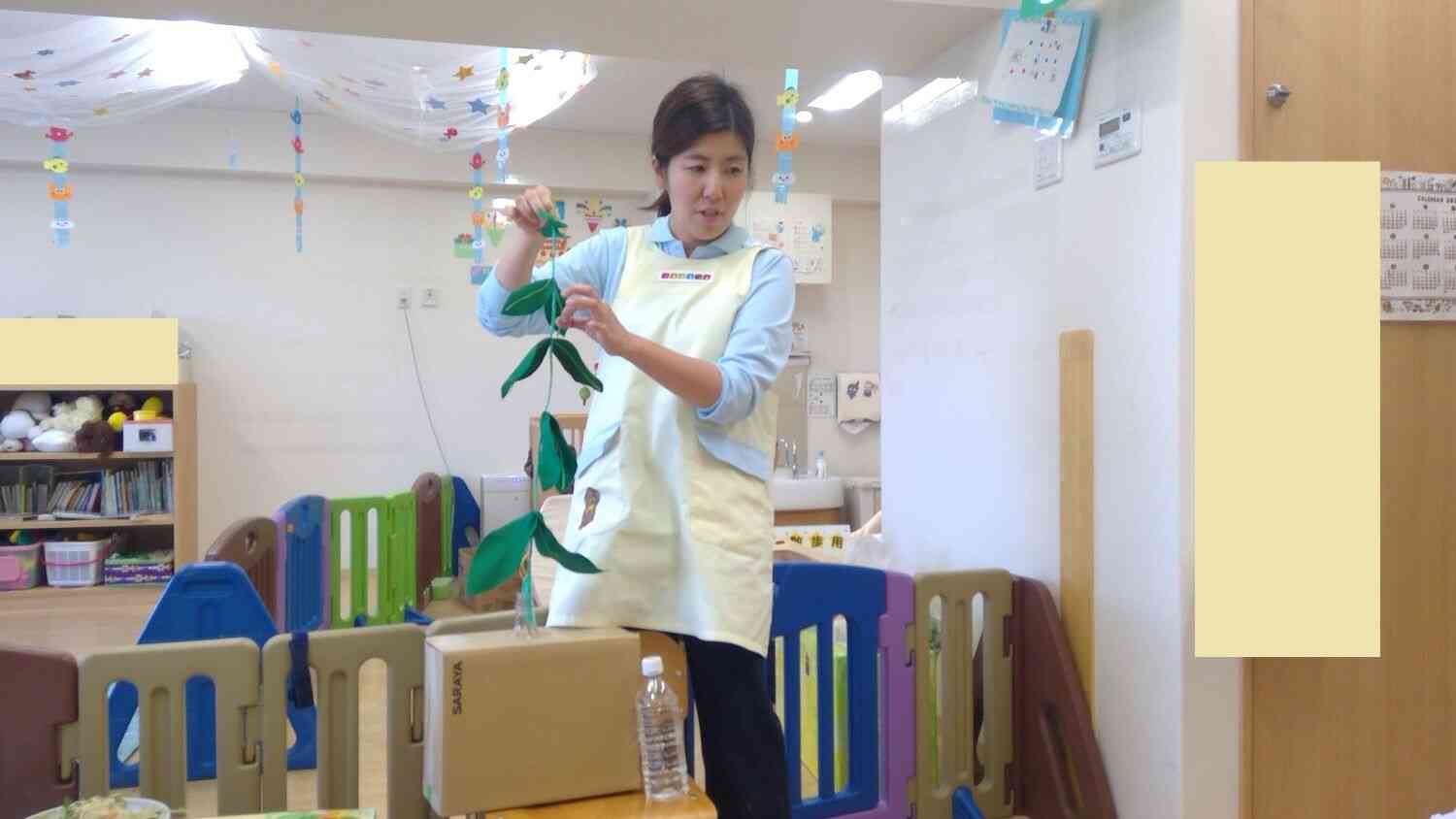 野菜の成長を教えてもらいました。