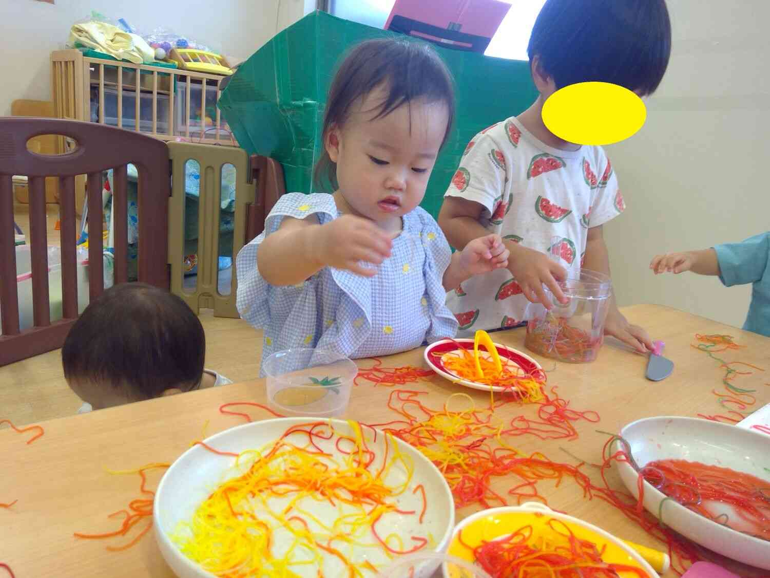 お皿に盛り付けて出来上がり～！