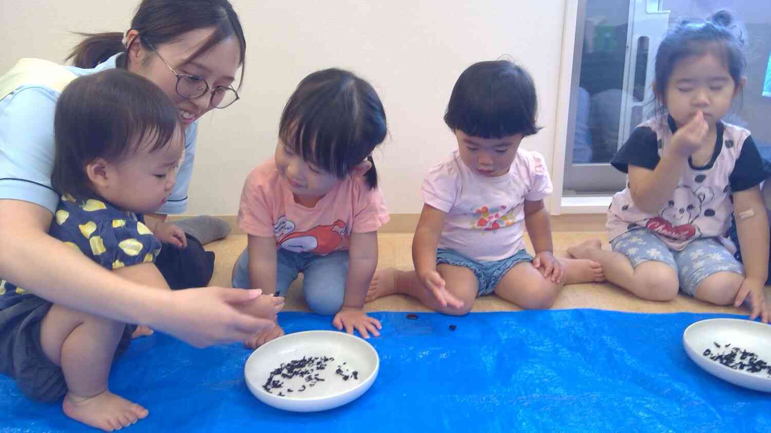 わかめを使って。