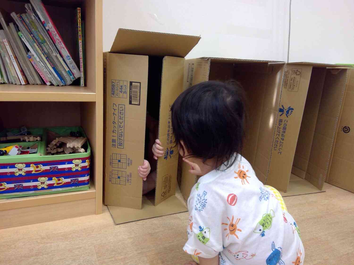 ダンボール箱のお家