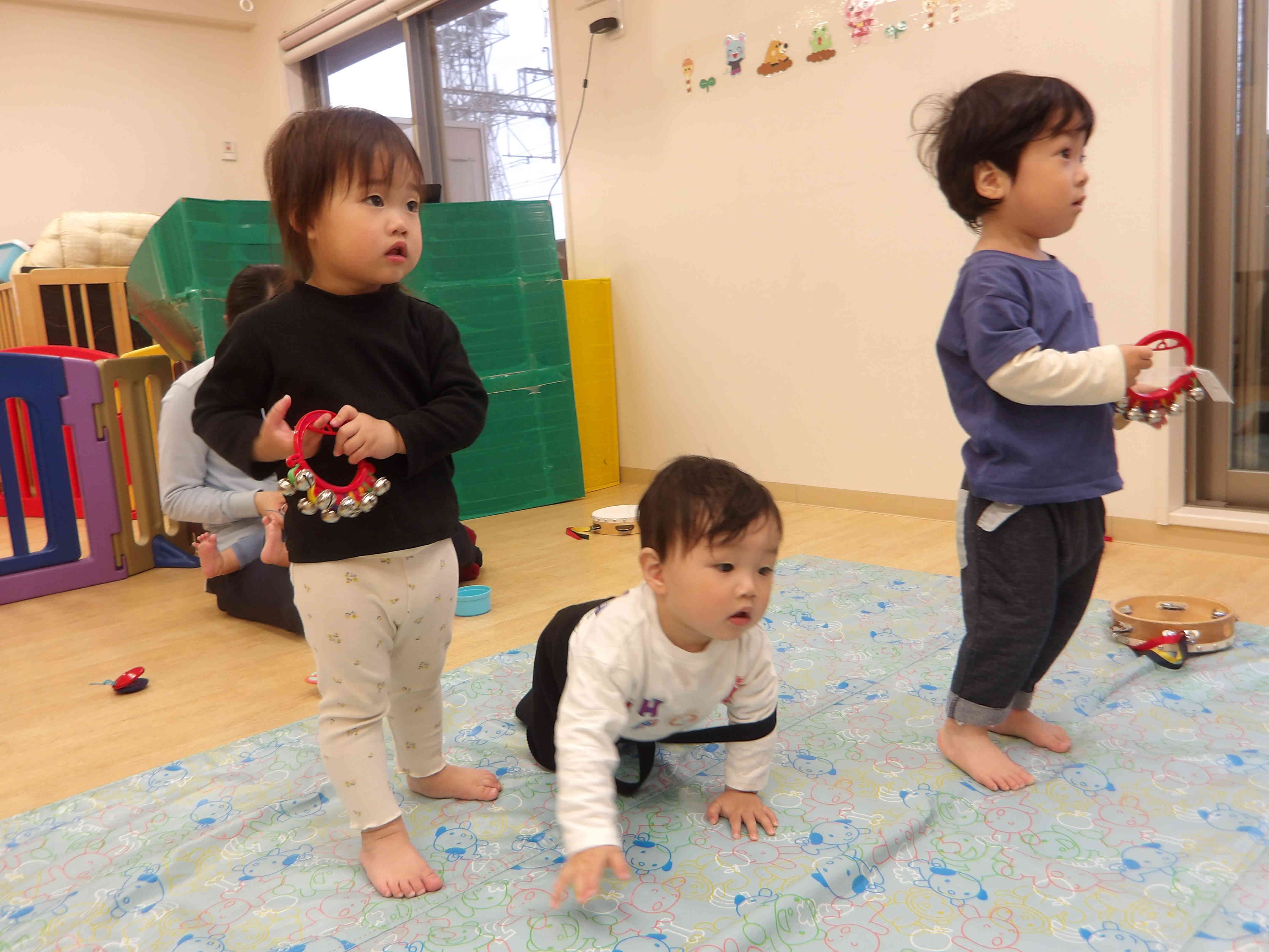 みんなで楽器遊び♬