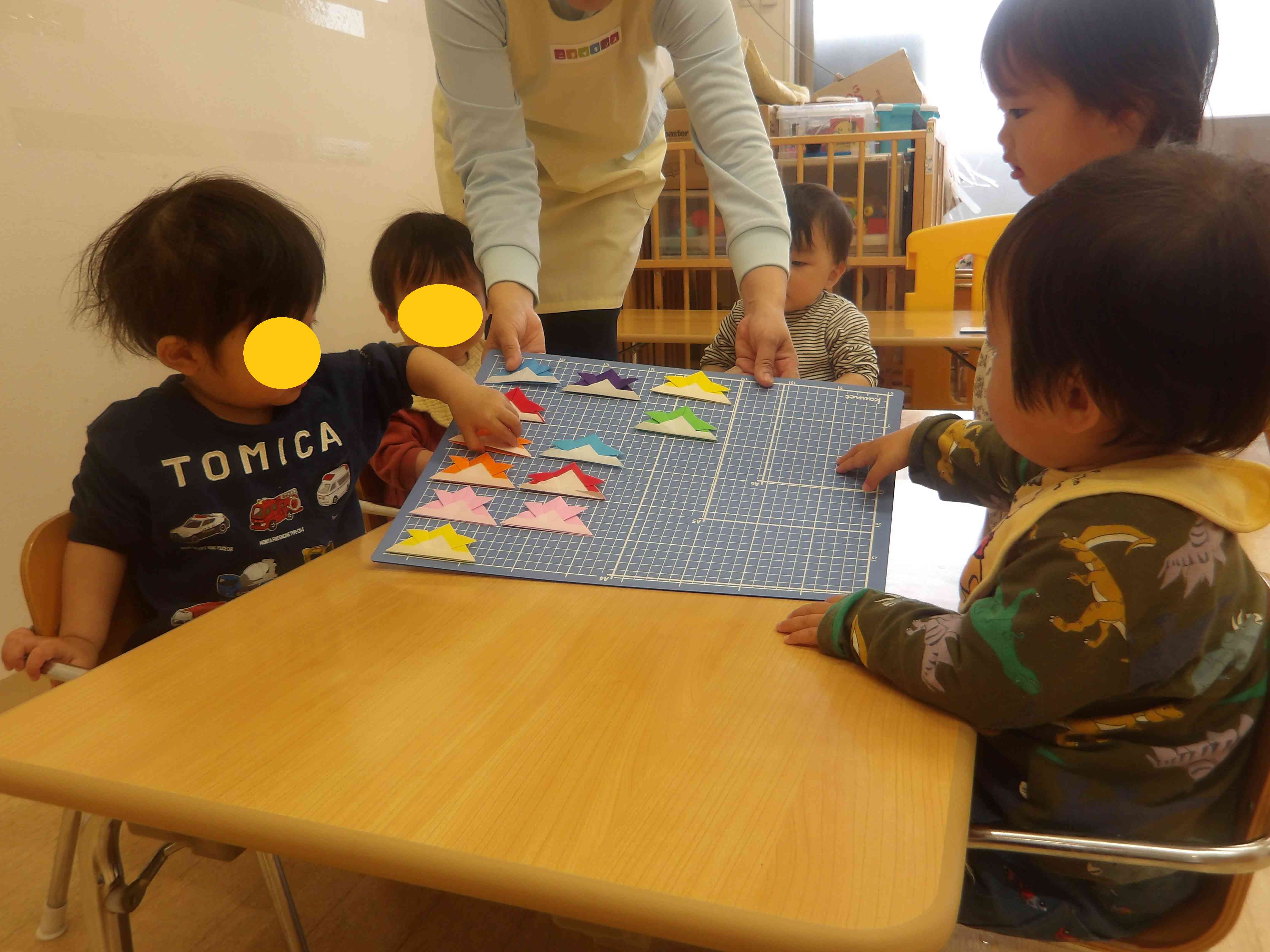 どの色にしょうかな？