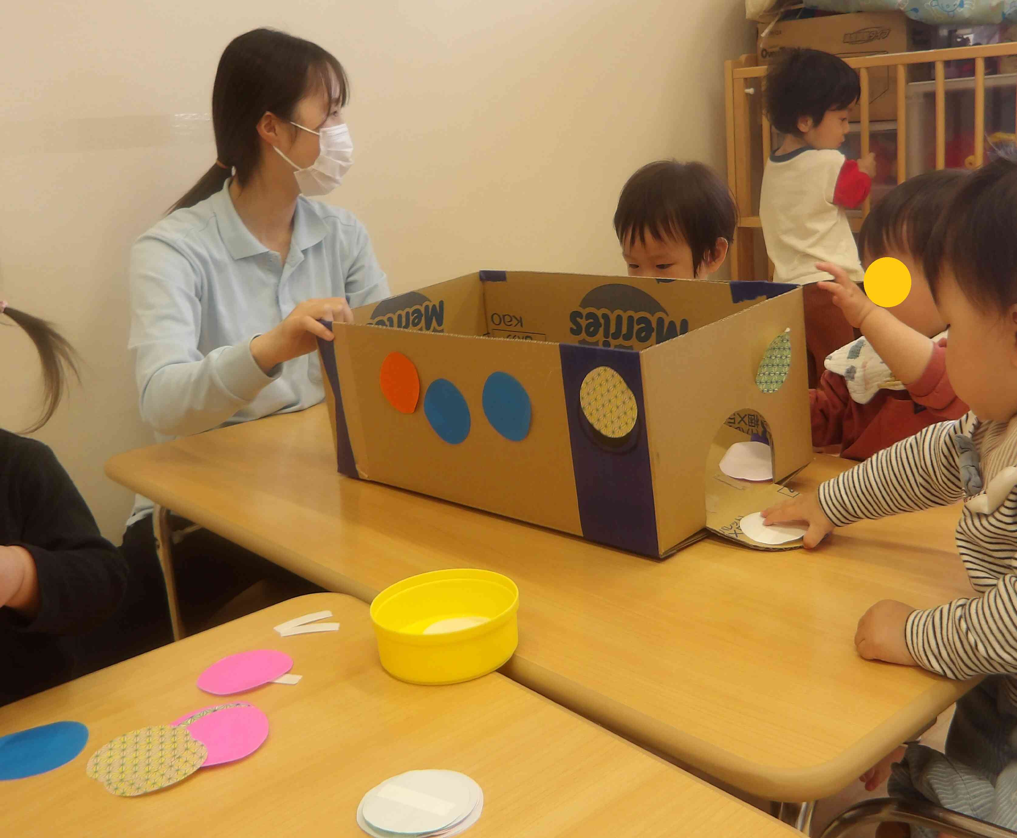 ダンポールで作ったよ