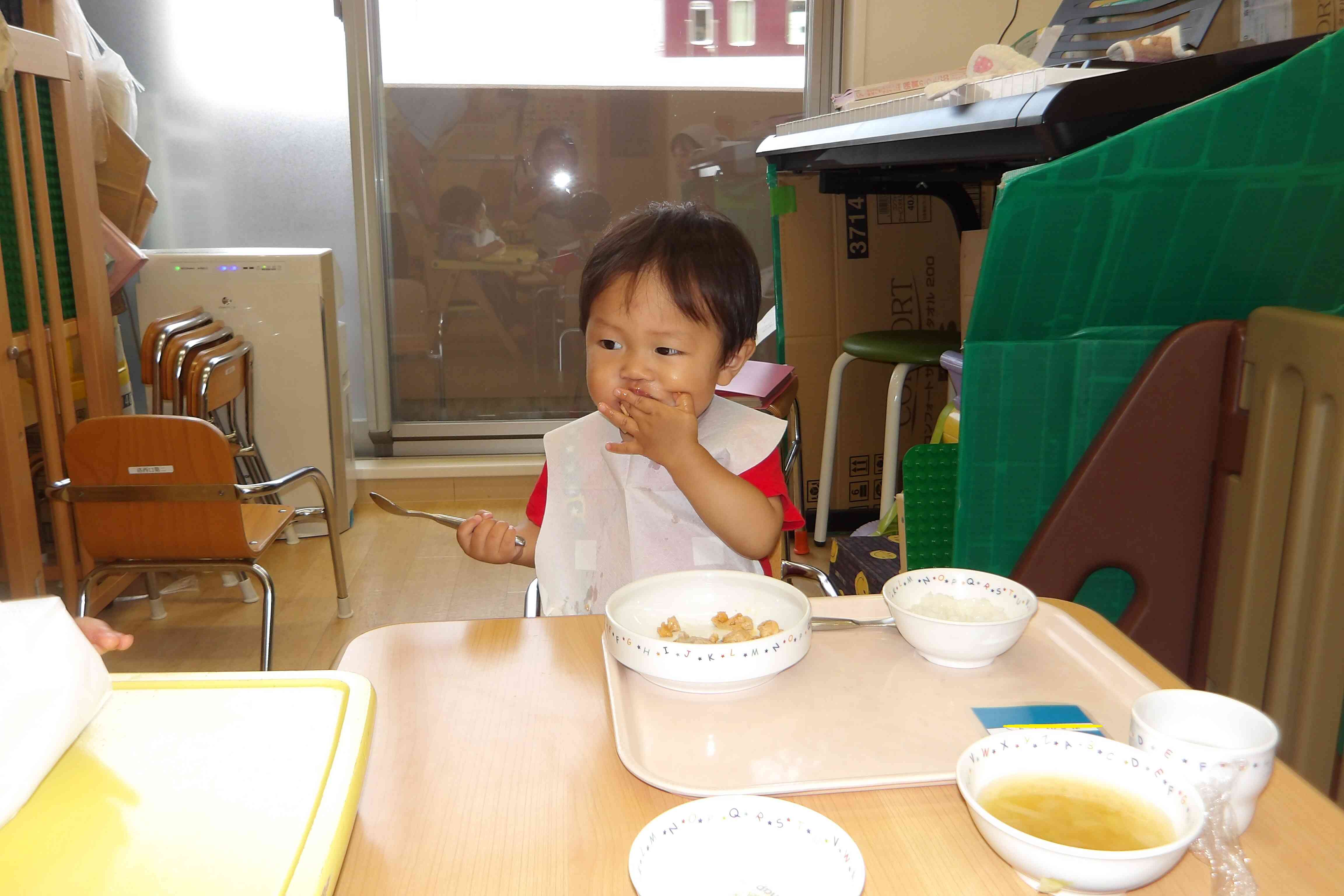 しっかり食べてます！
