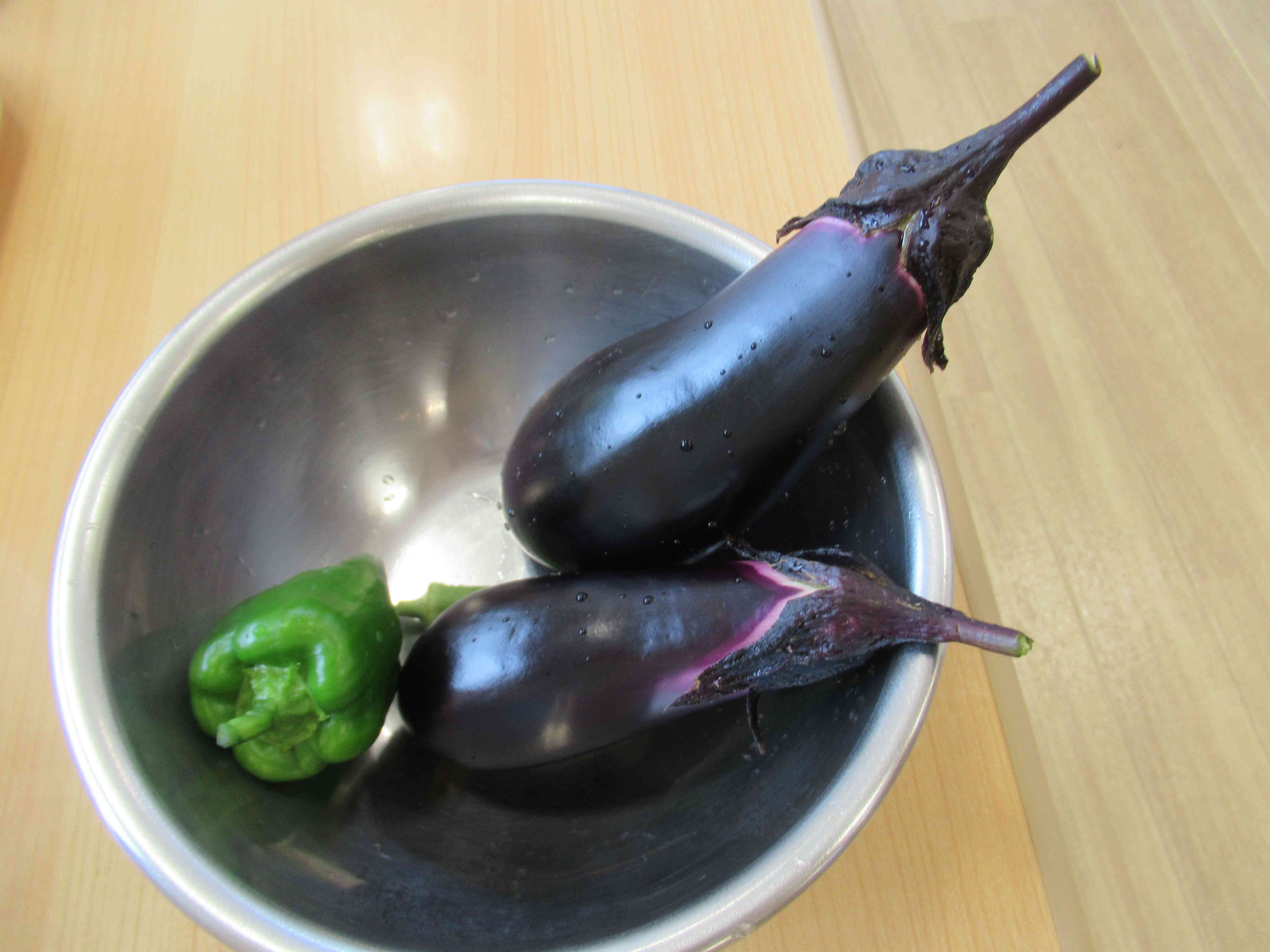 立派な野菜ができました。