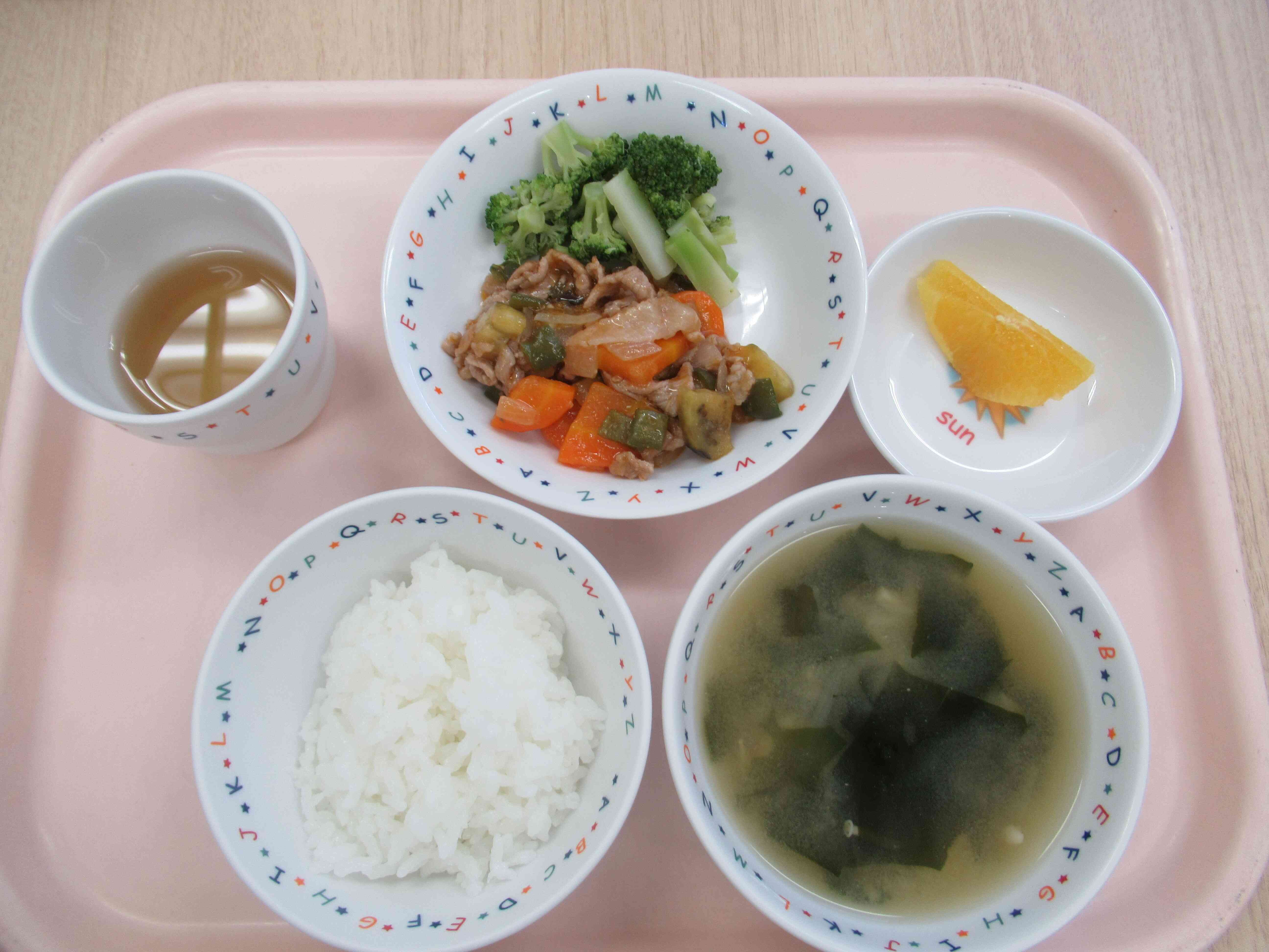 ７月３０日の給食
