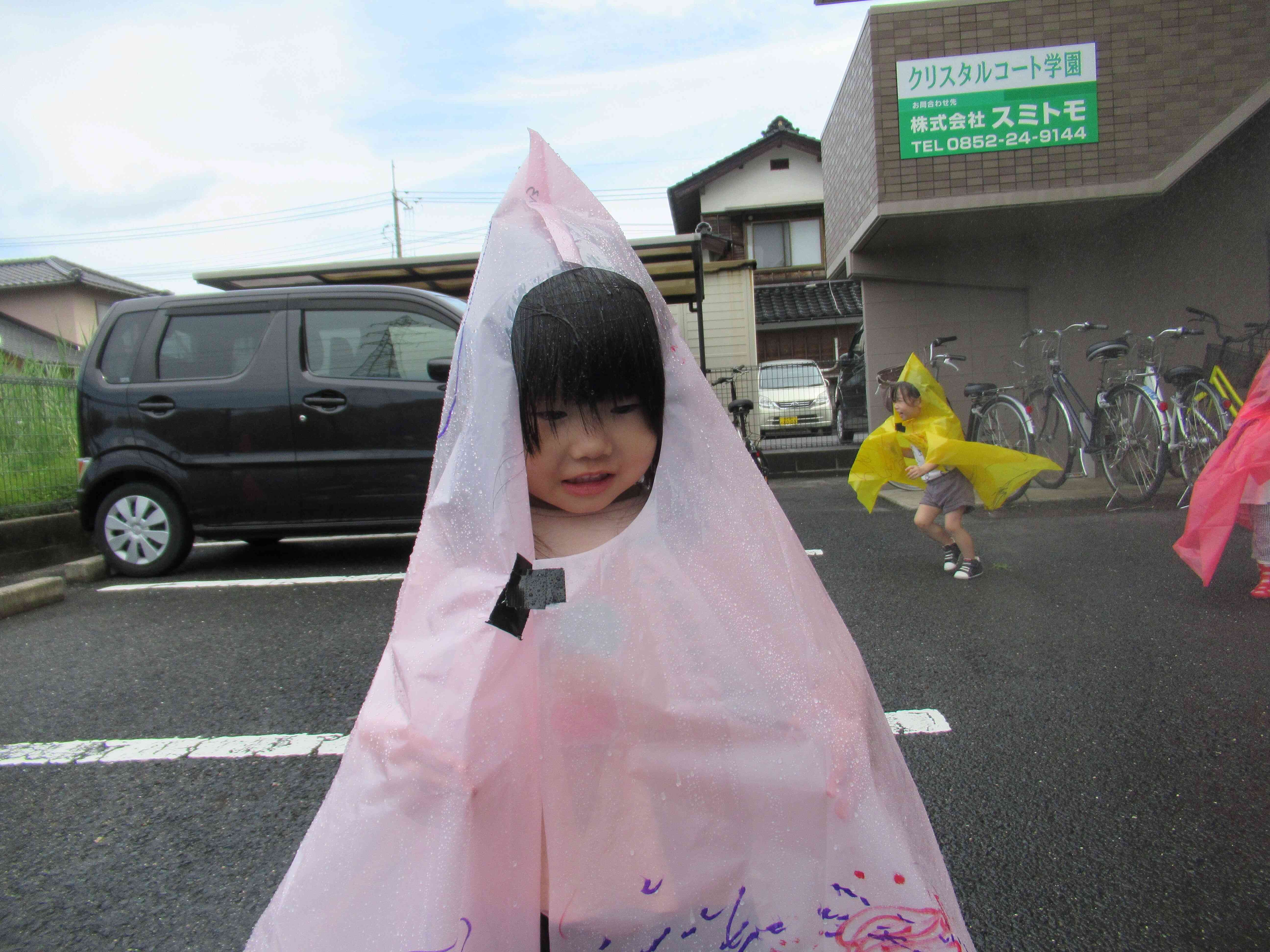 ピンクのカッパだよ