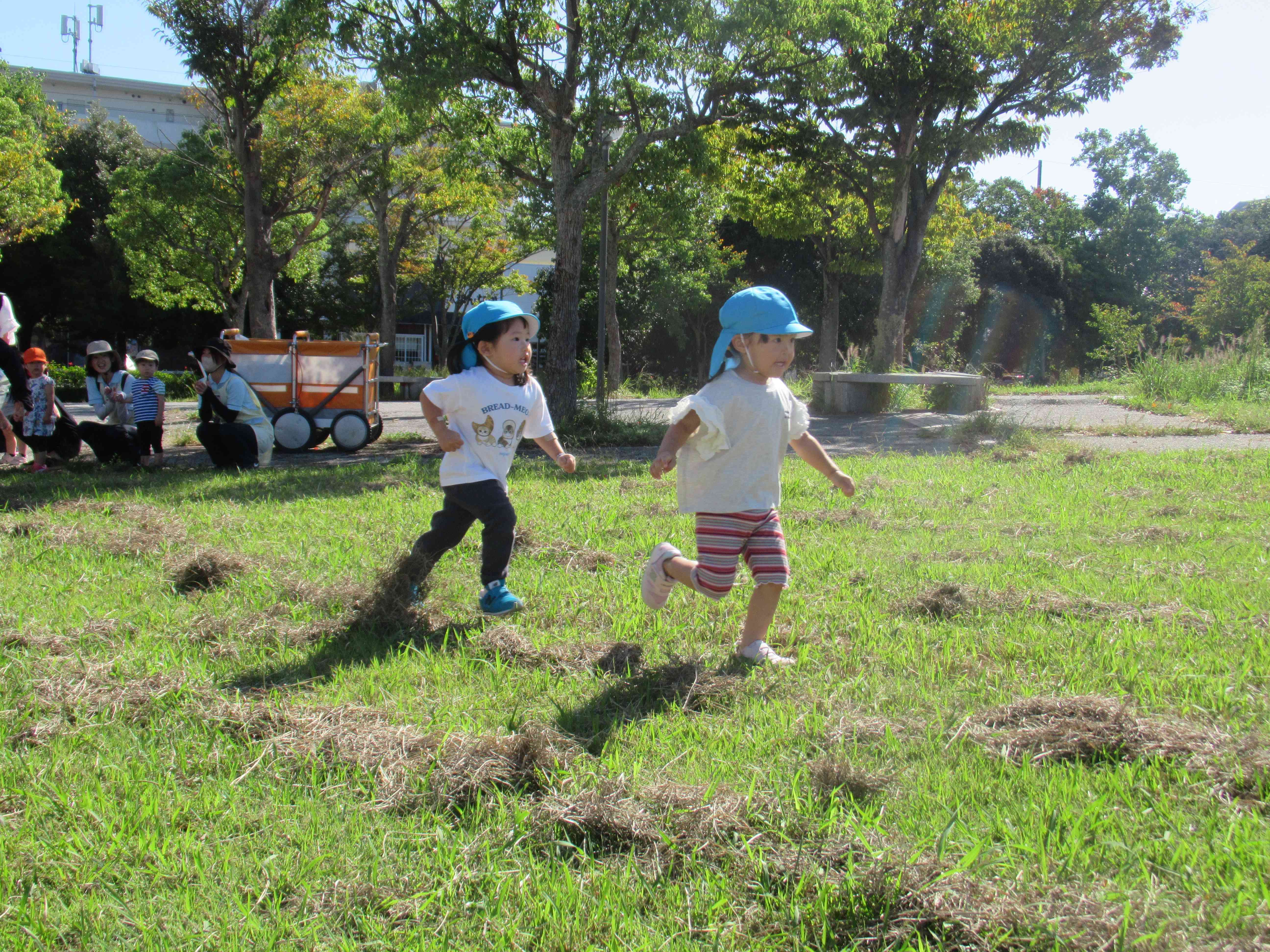 かけっこをしたよ