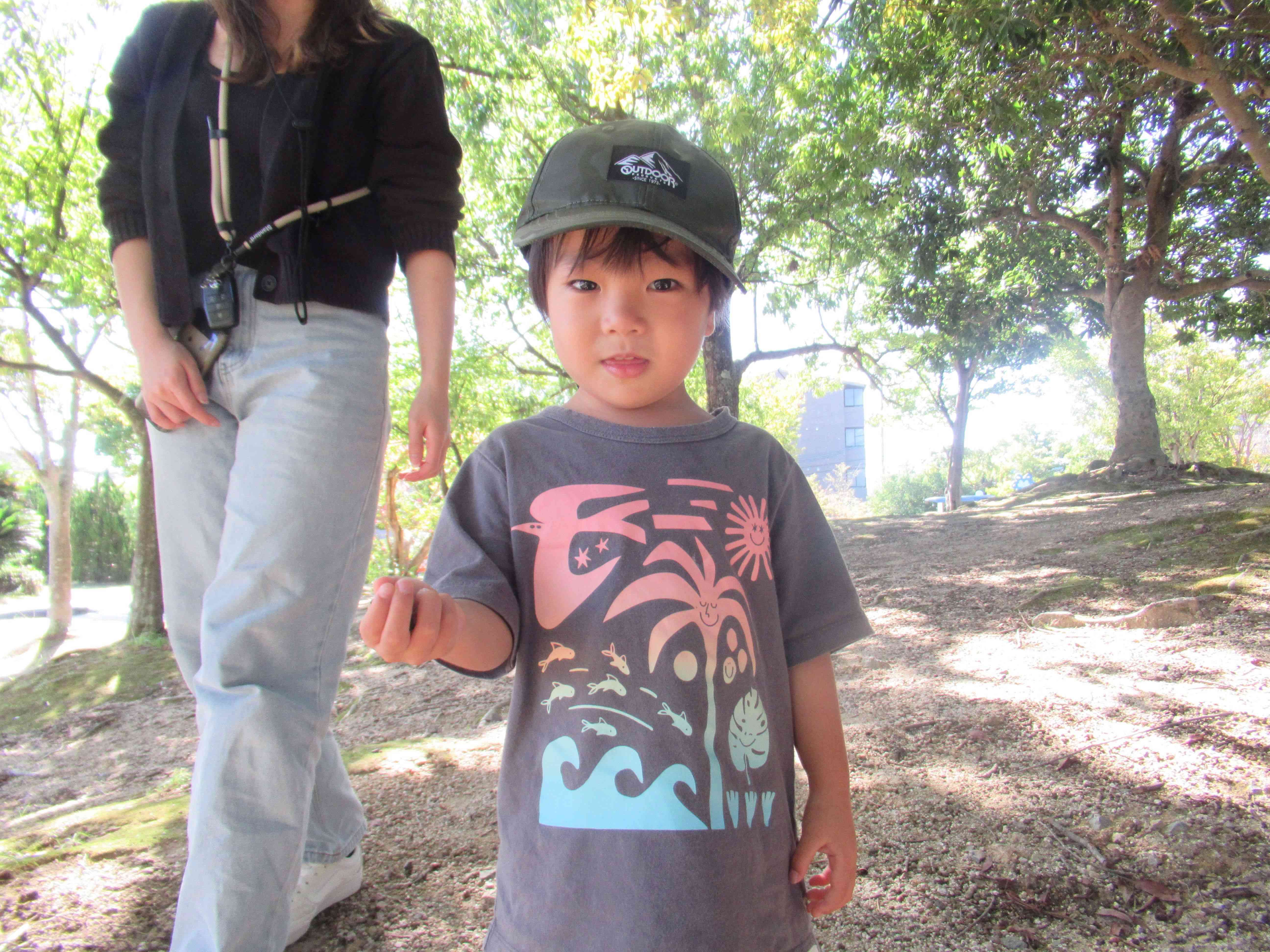 どんぐりの赤ちゃんがいたよ。