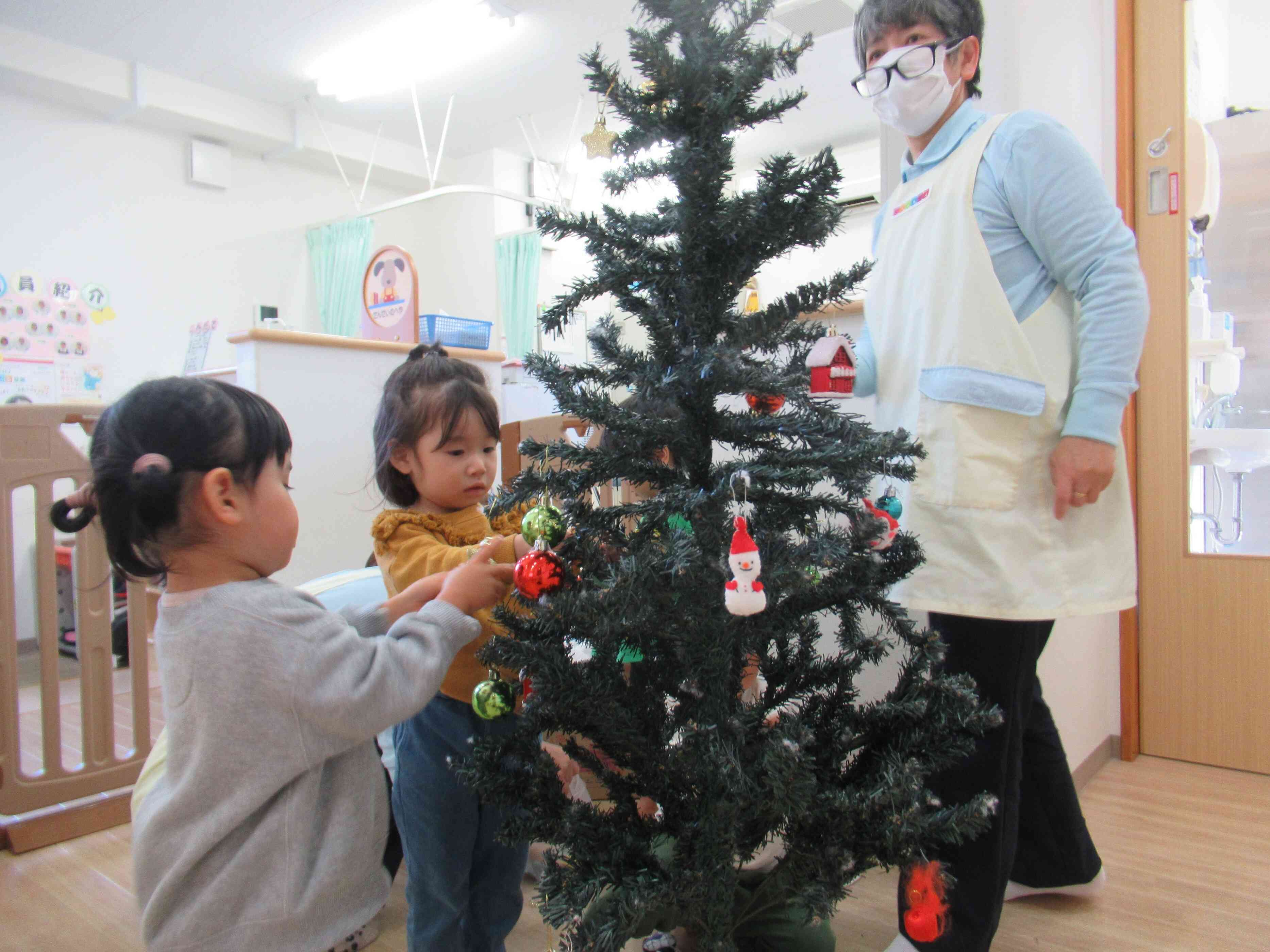 きらきら　つけたよ