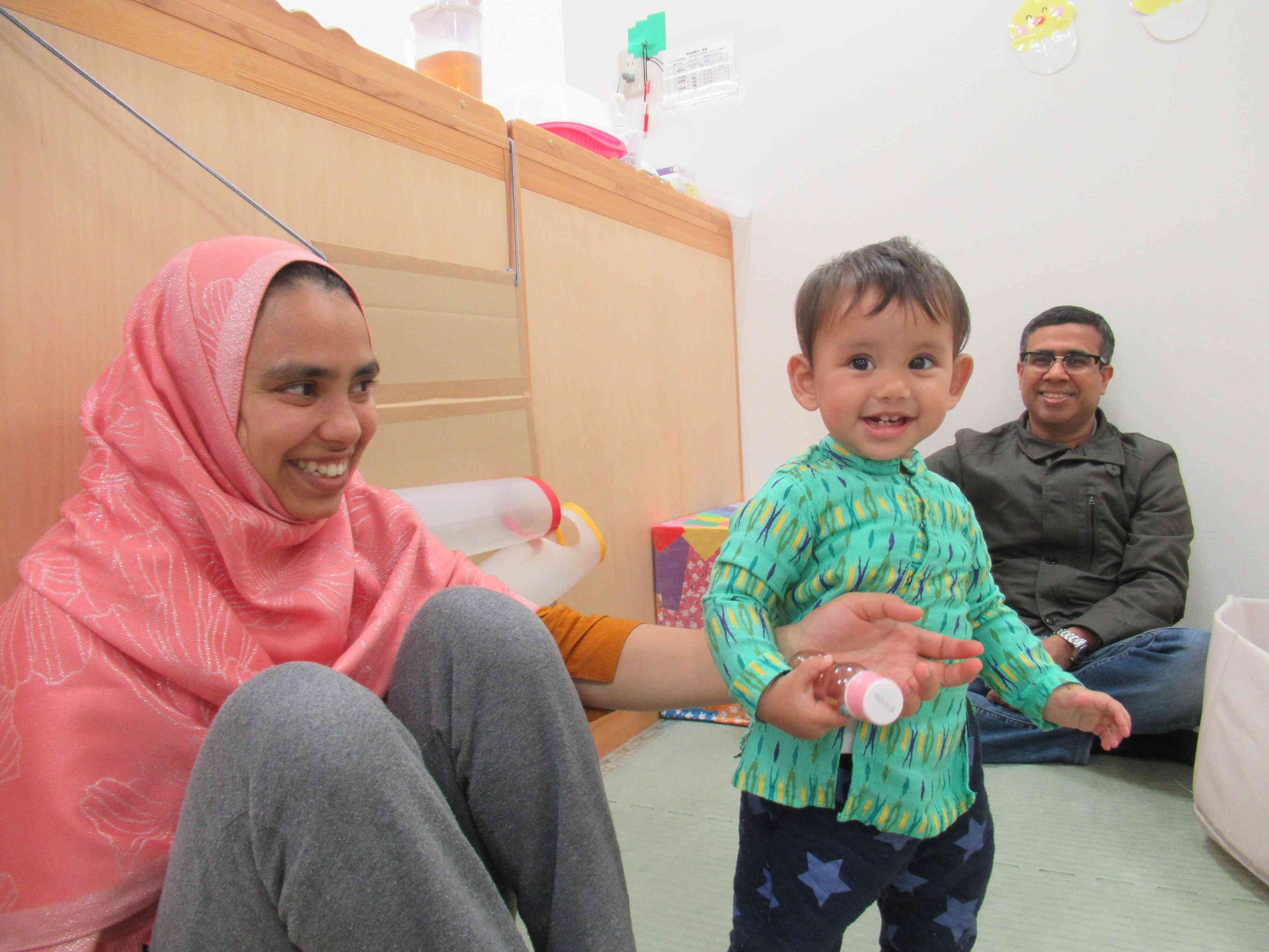 一緒に遊んだよ