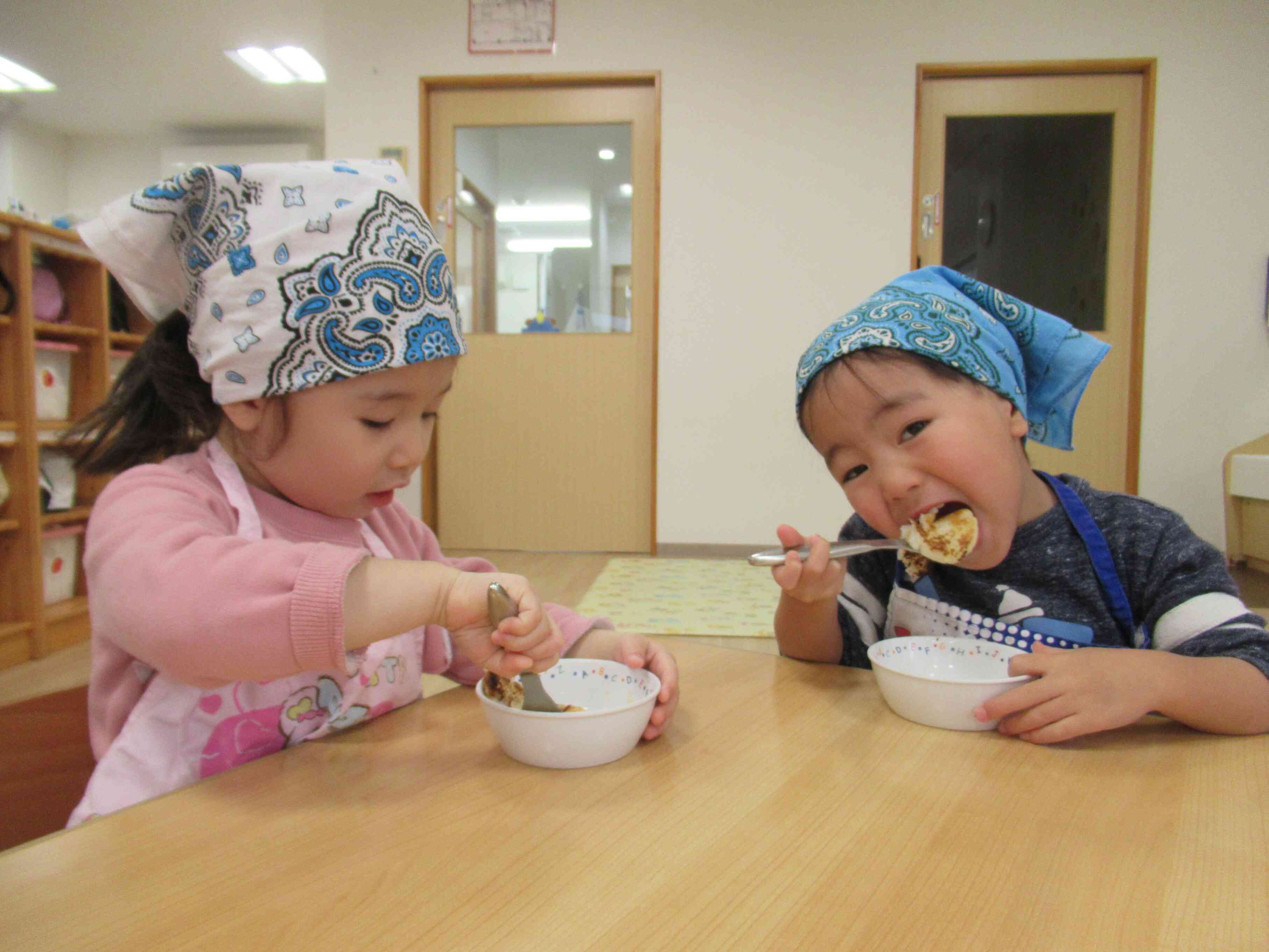 大根餅ができたよ。