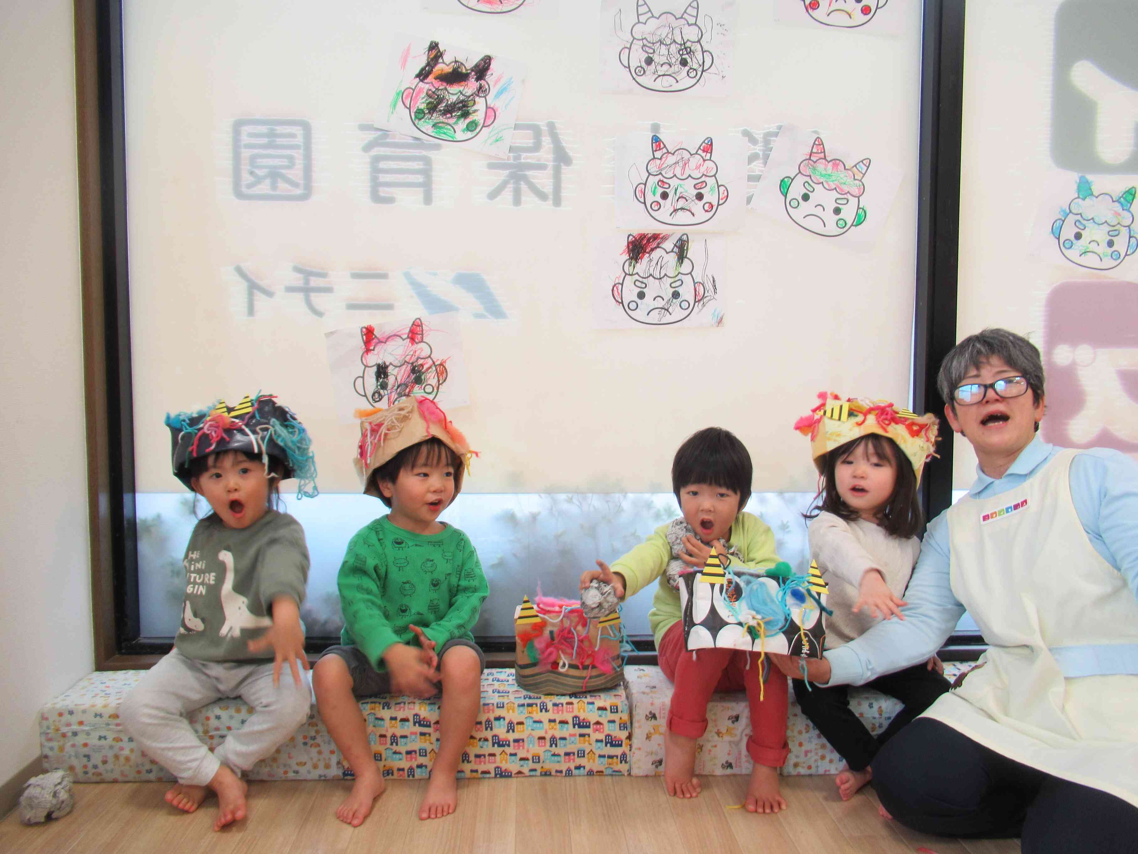 2歳児のお友達。