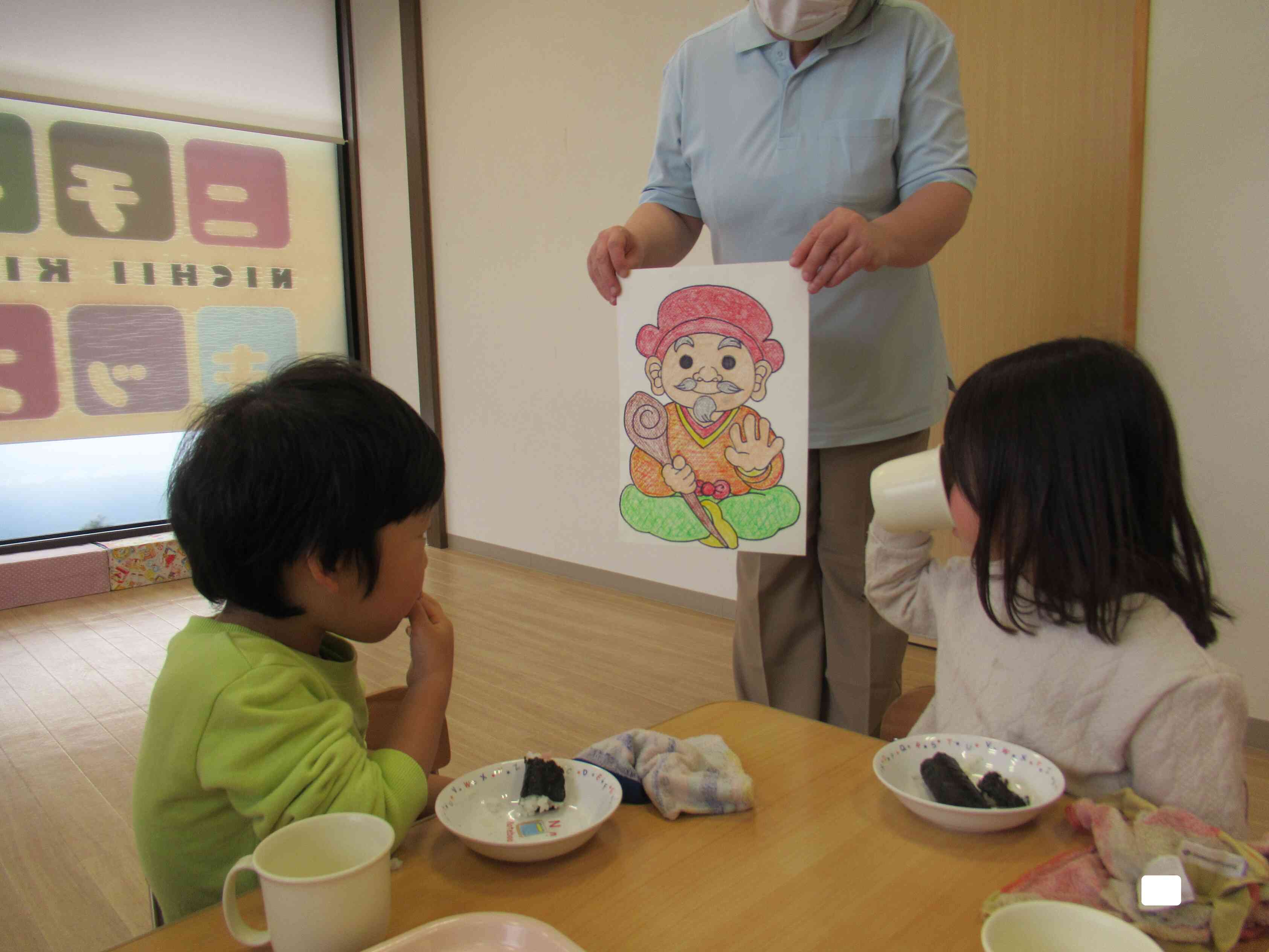 どこを見て食べるの？