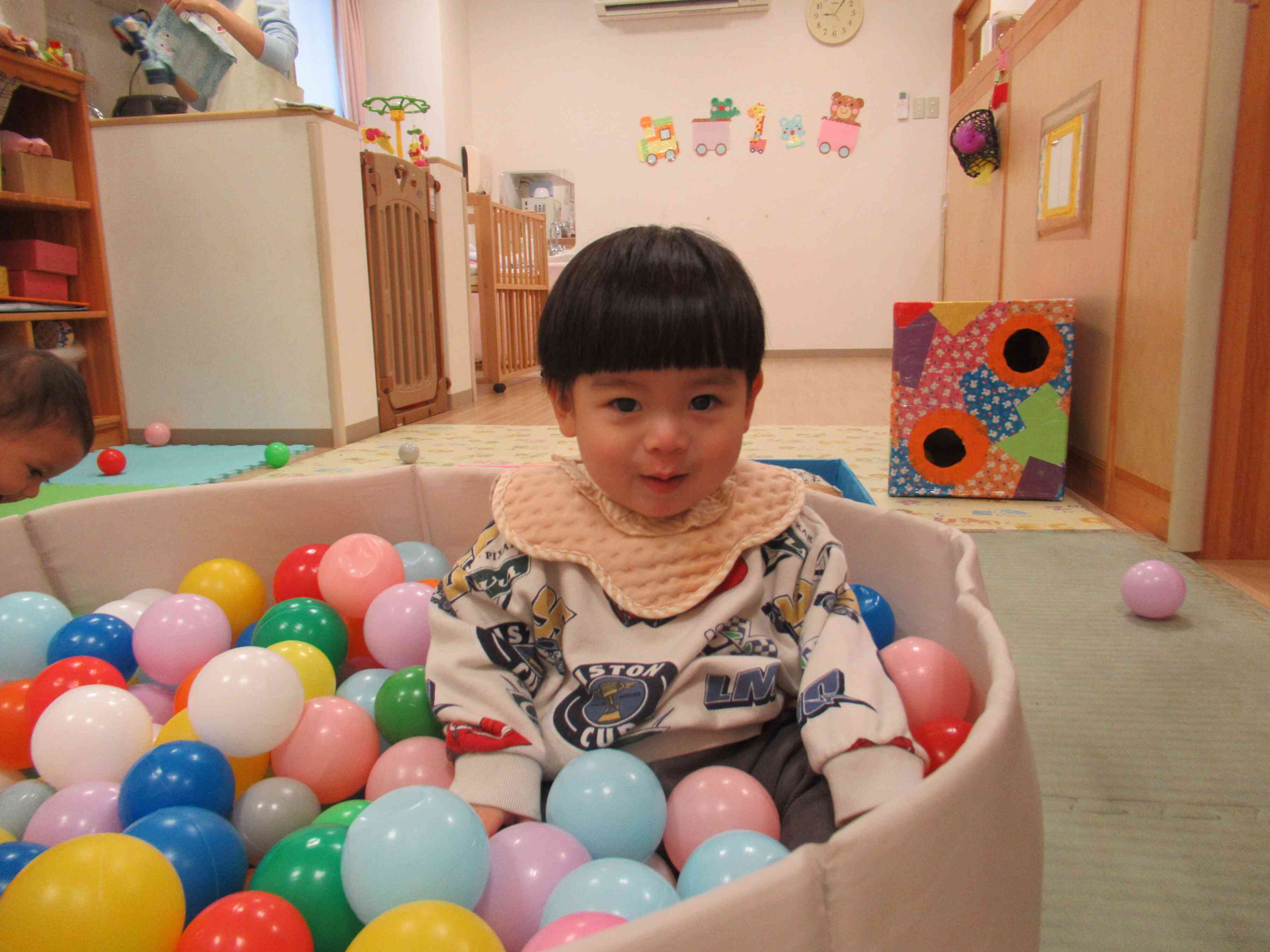 ボールがいっぱいだよ