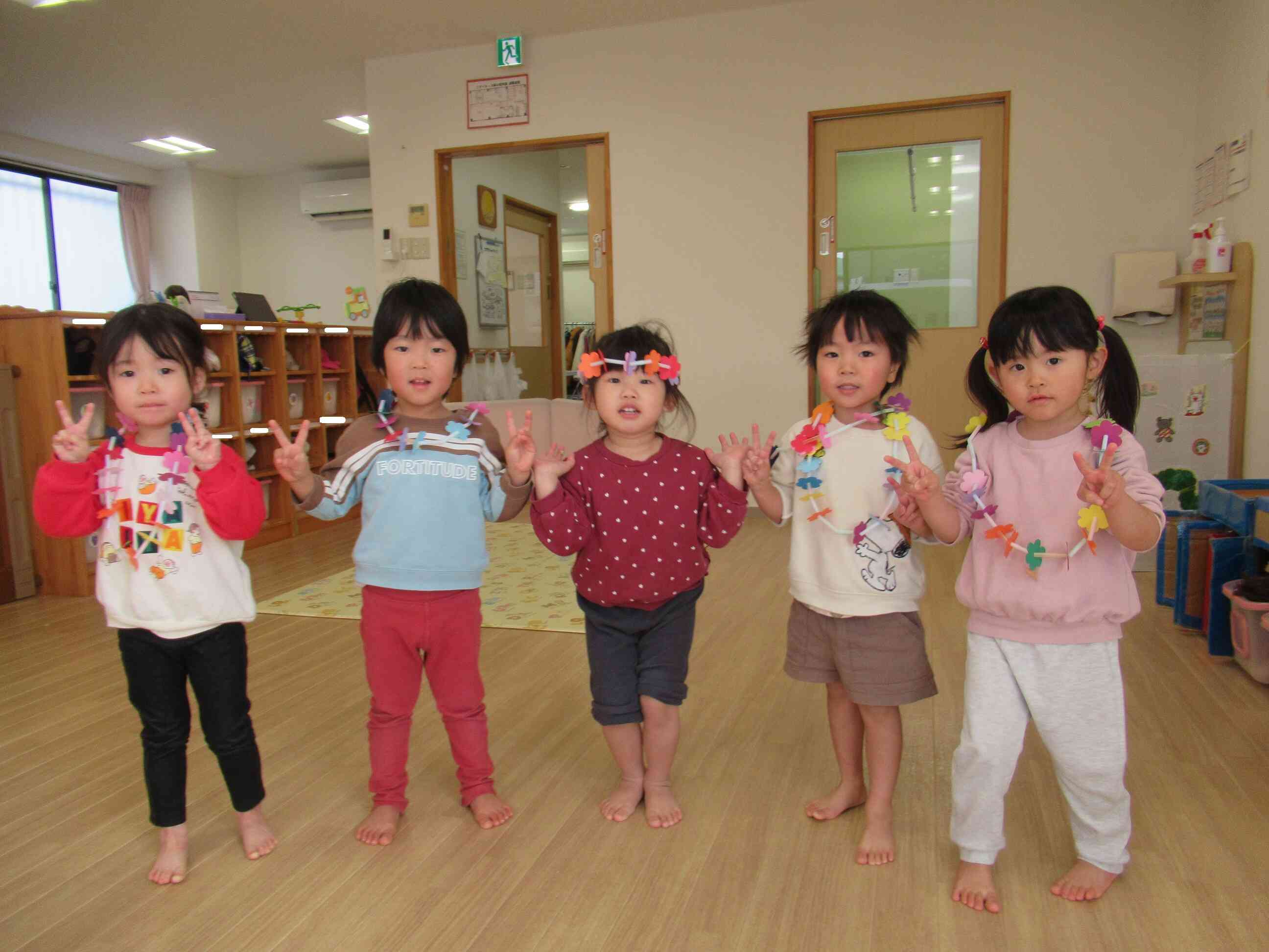 ネックレスを作ったよ