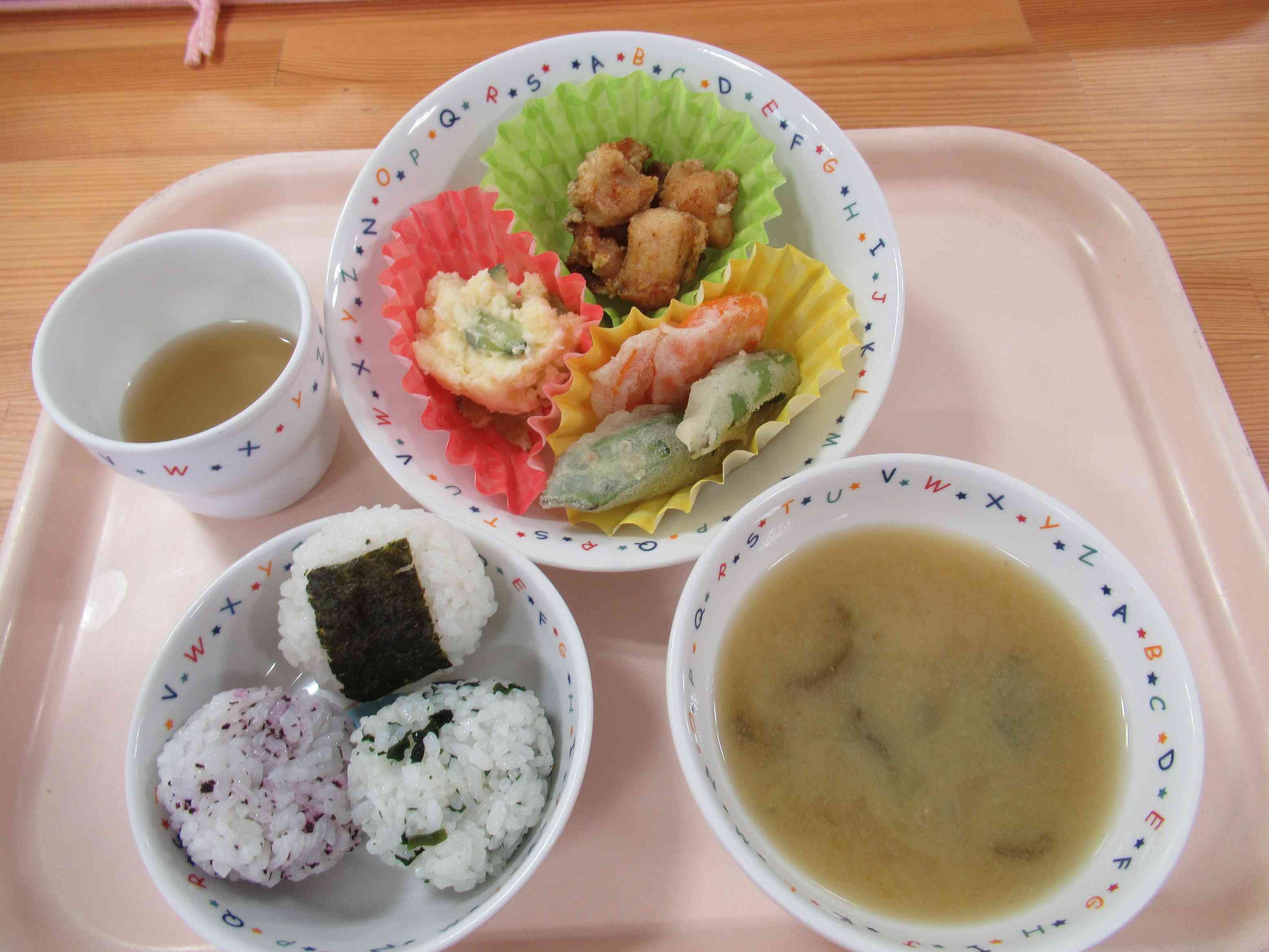 8月19日の給食（夏祭り行事食）
