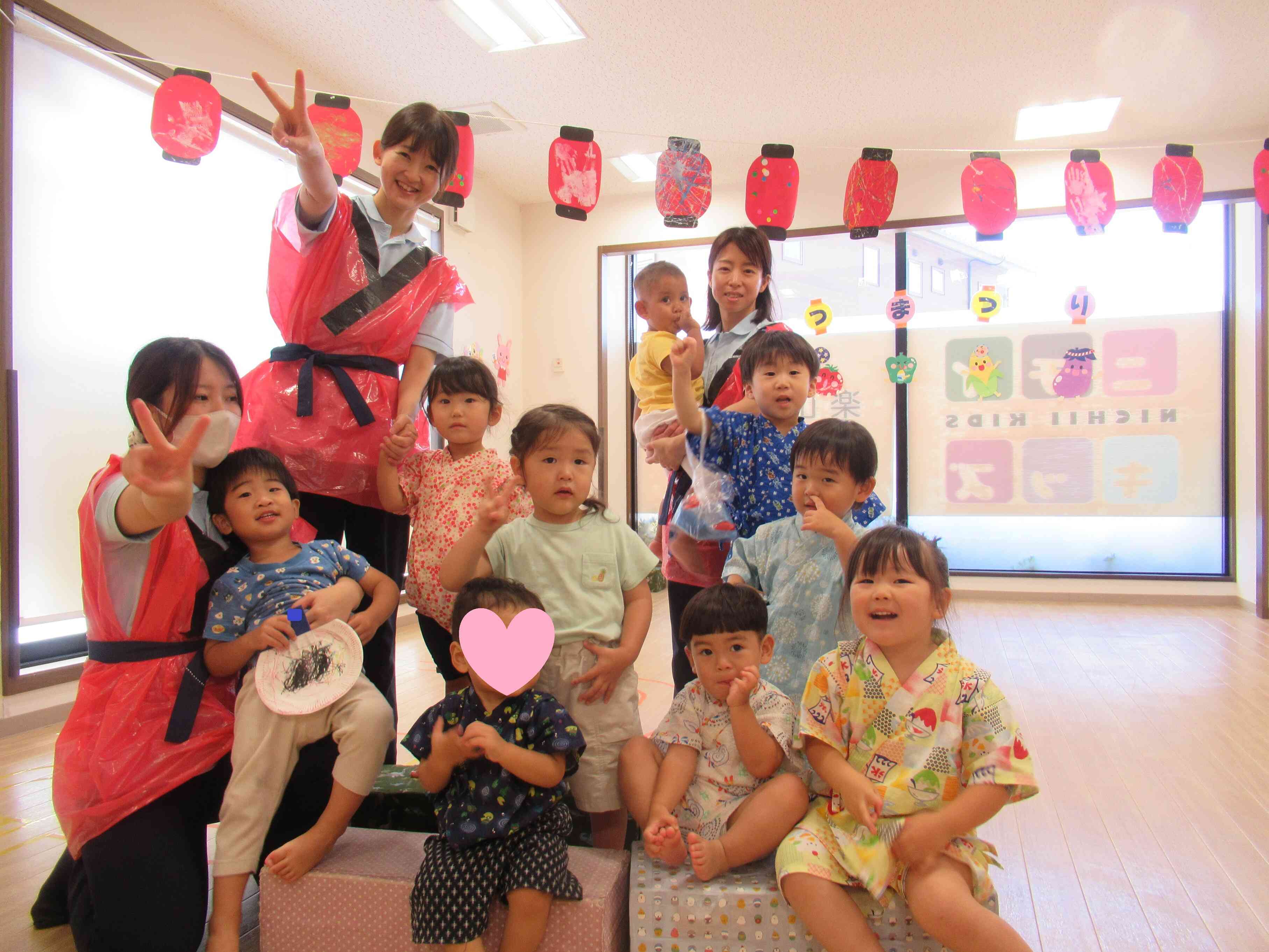 楽山保育園へ遊びに来てね‼