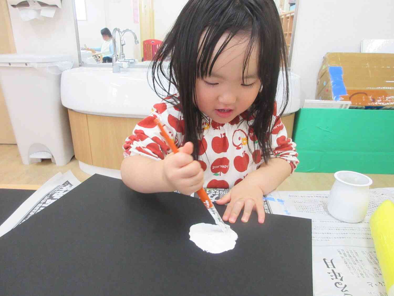 うさぎ組☆製作帳の表紙を作ったよ｜ニチイキッズ栗東中沢保育園